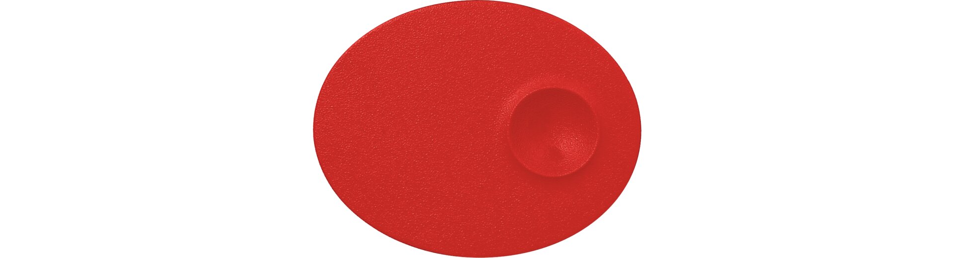 Teller oval 180 x 110 mm ember Neofusion