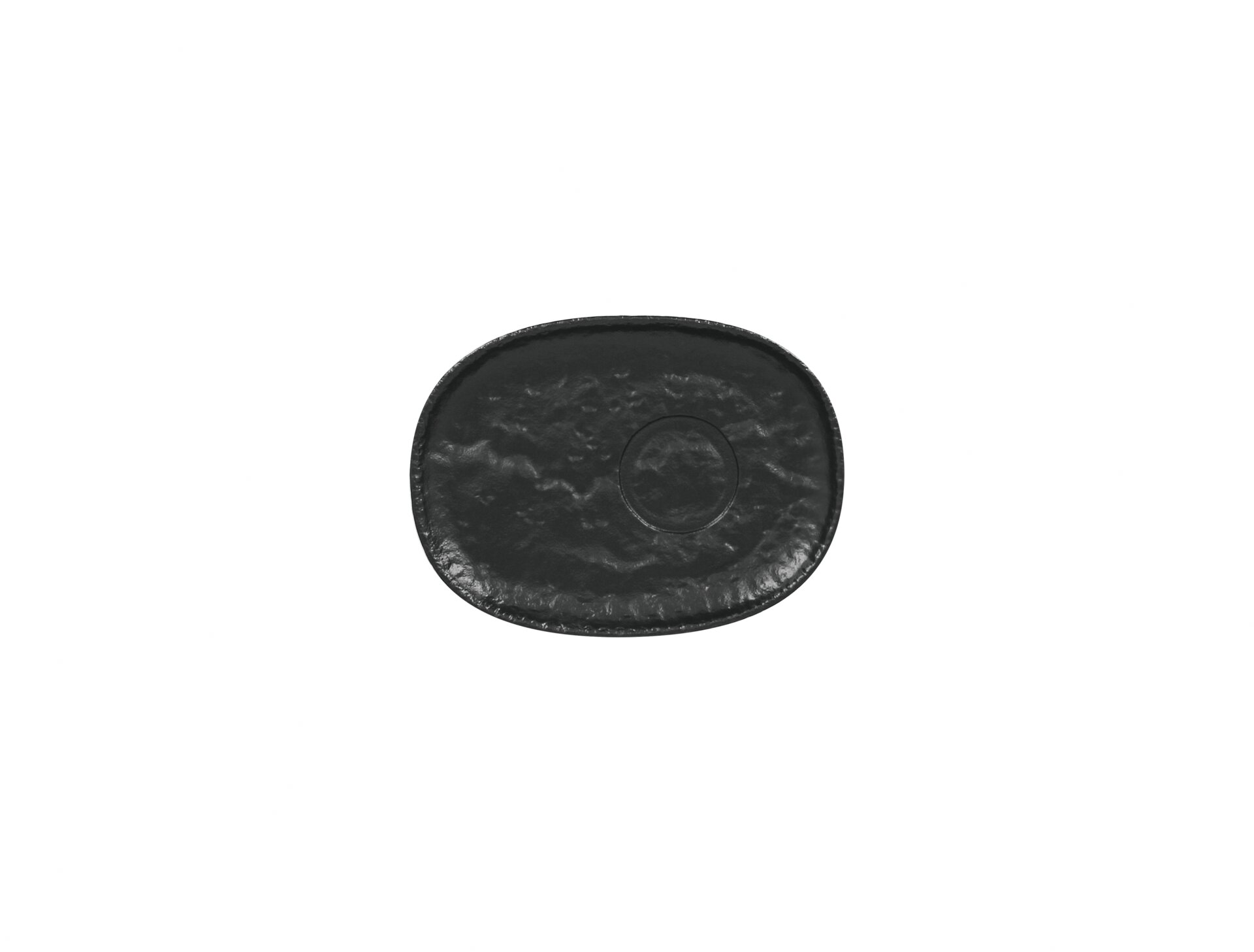 Untertasse oval 190 x 140 mm schwarz für Tassen RKCU40+RKCU28+RKCU25+RKMG33
