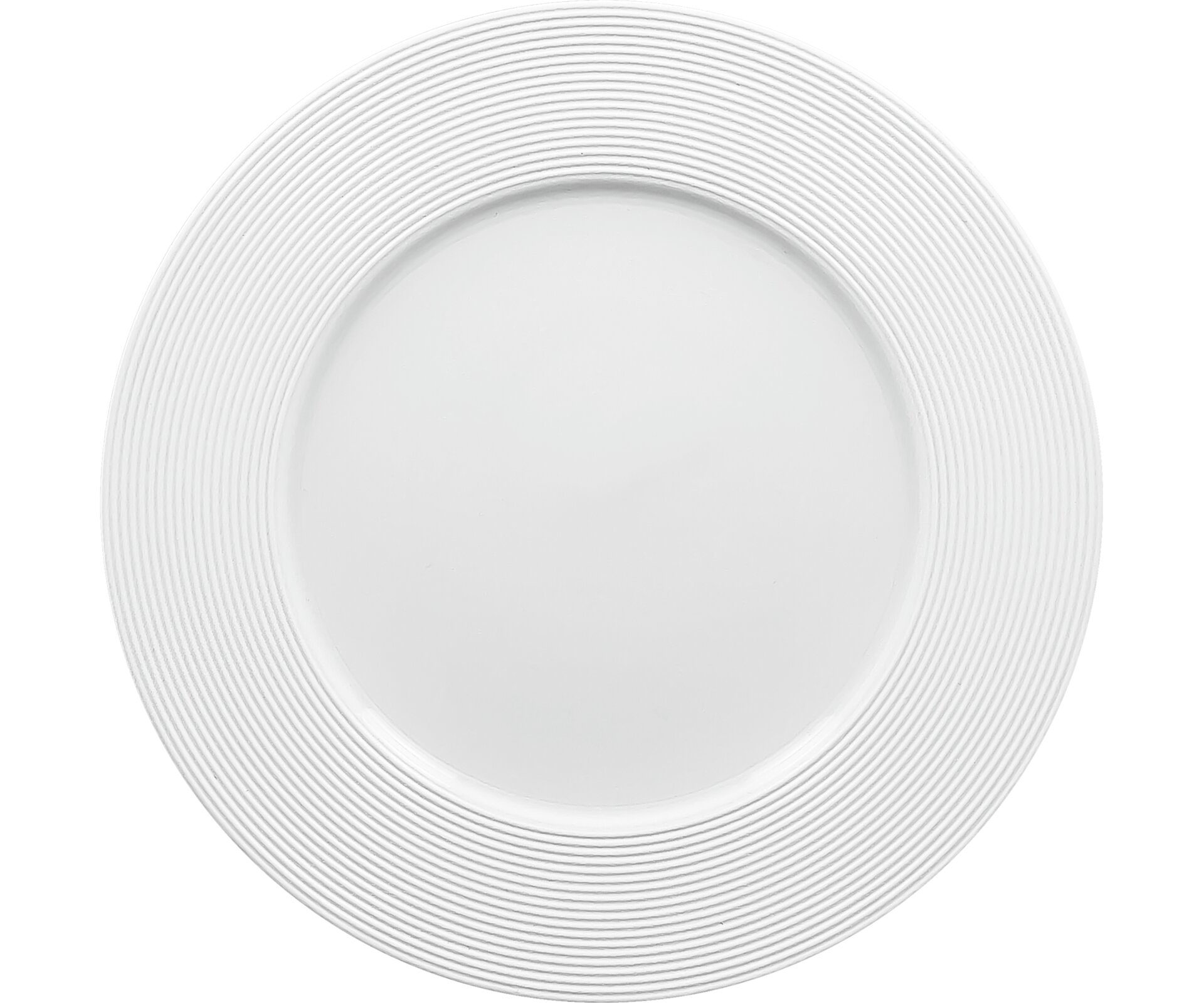Teller flach 310 mm plain-white Evolution