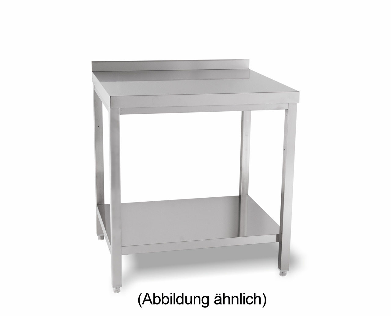 Arbeitstisch verschweißt mit Ablageboden mit 50 mm Aufkantung 1800 x 700 x 850 mm