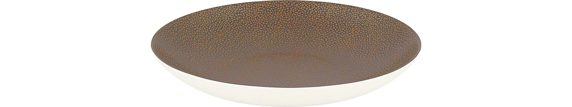 Coupteller tief rund 200 mm / 0,62 l metallic gold