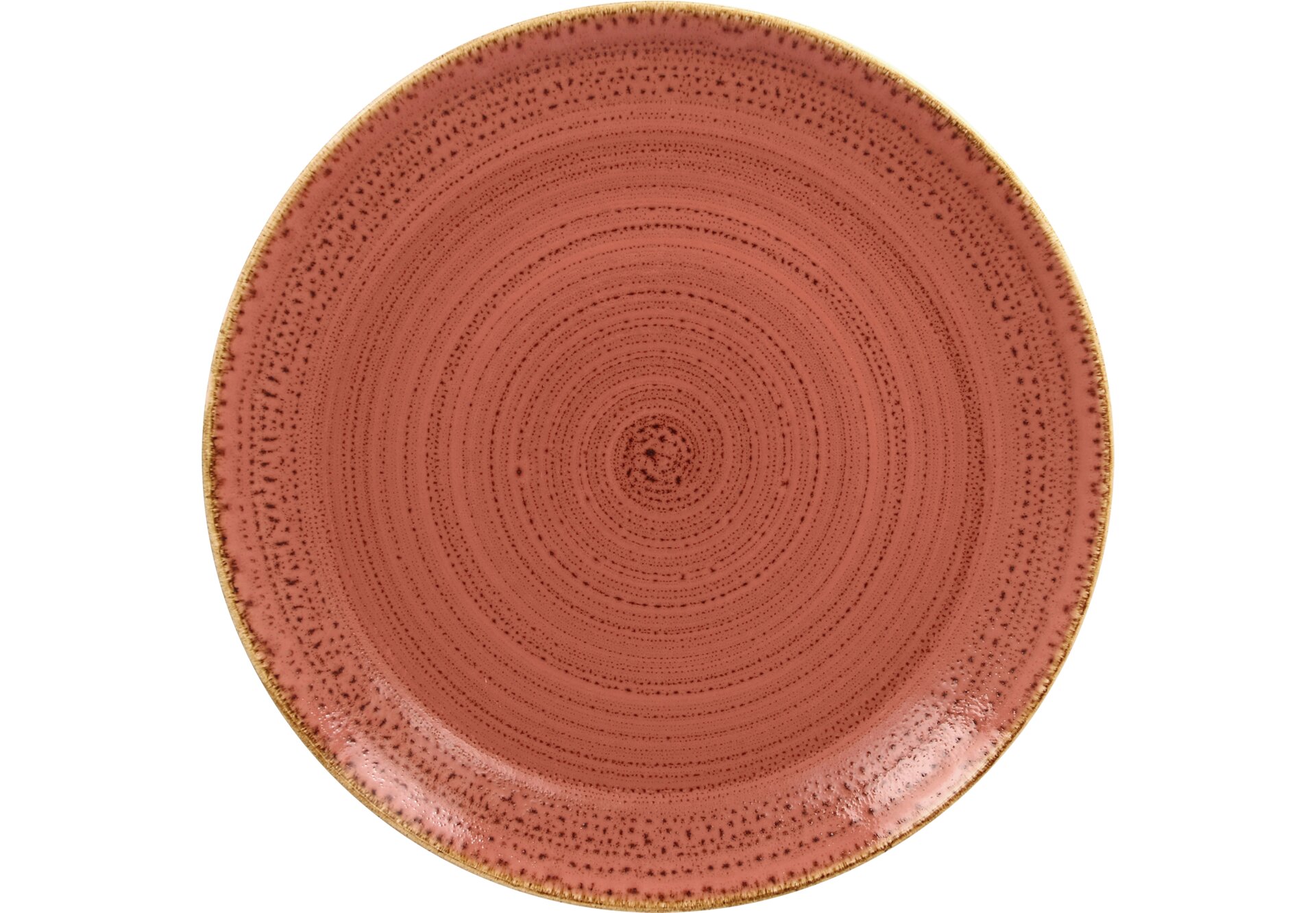 Coupteller flach 310 mm coral Twirl