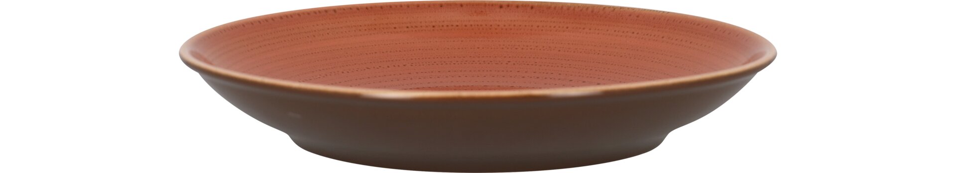Coupteller tief 280 mm coral