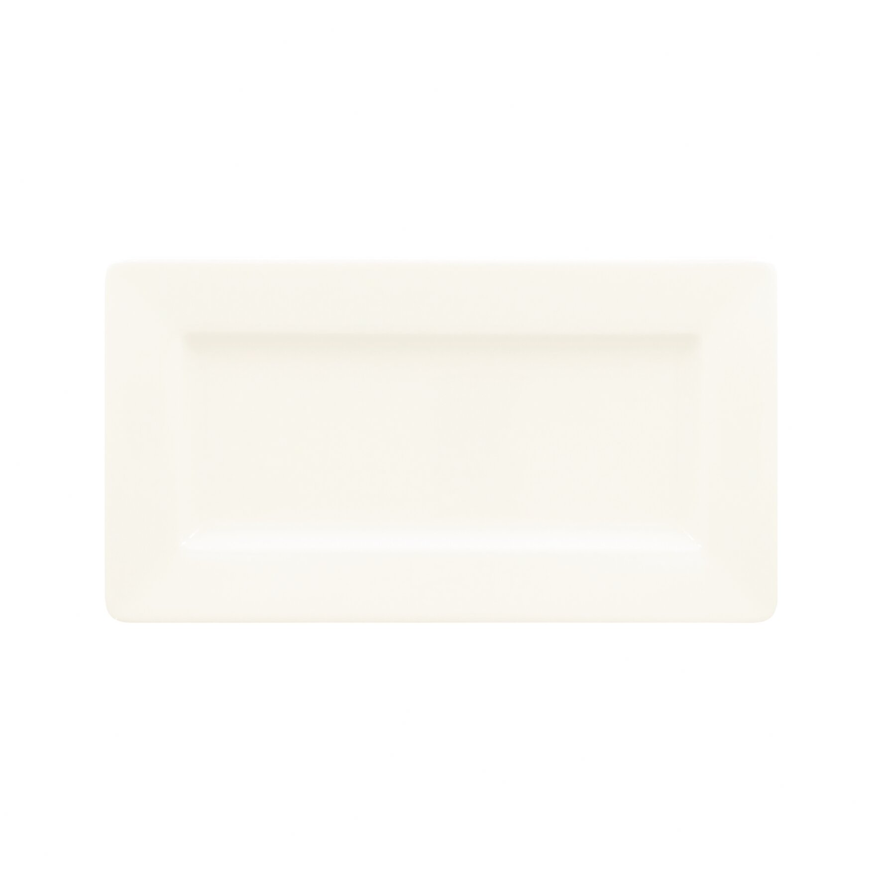 Teller rechteckig 240 x 125 mm Ivoris weiß Core