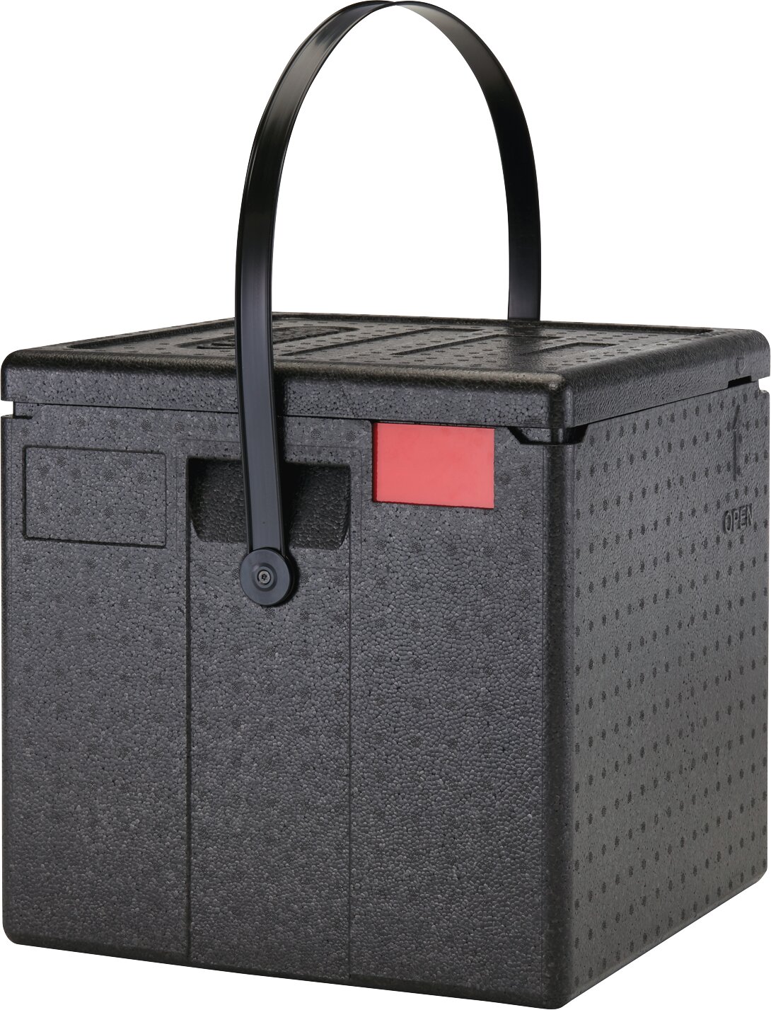 Pizzabox Top-Lader, für 8 Pizzen, mit schwarzem Henkel