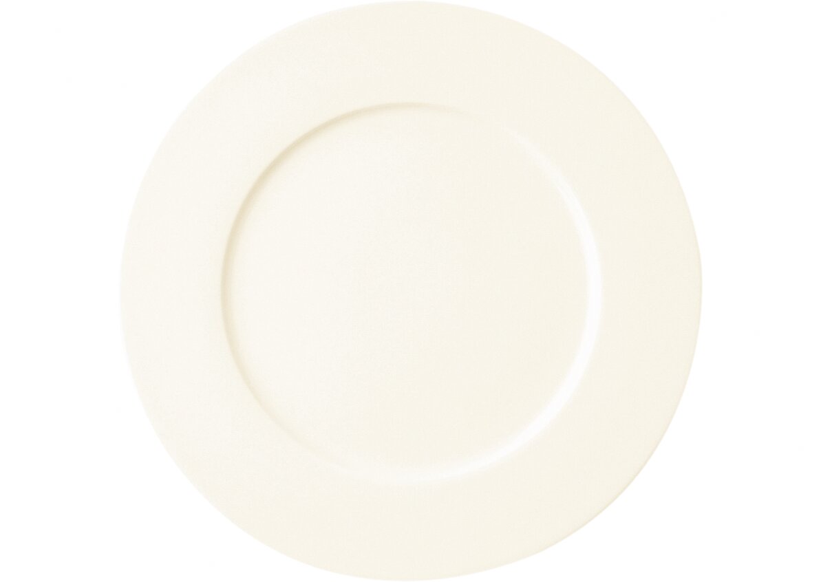 Teller flach 330 mm creme Fine Dine