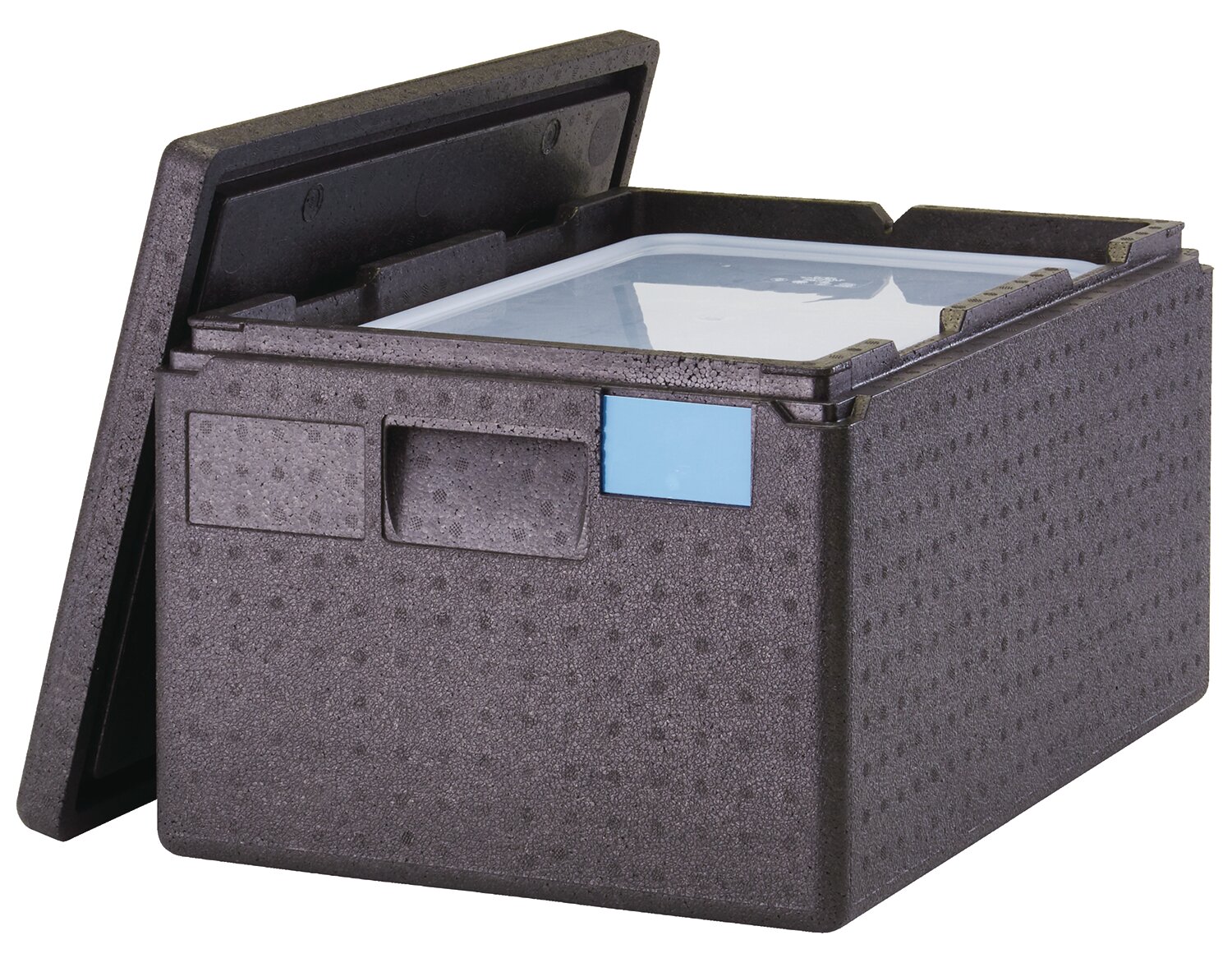 Wärmebox Toplader für GN 1/1-200 mm schwarz 400 x 600 x 316 mm