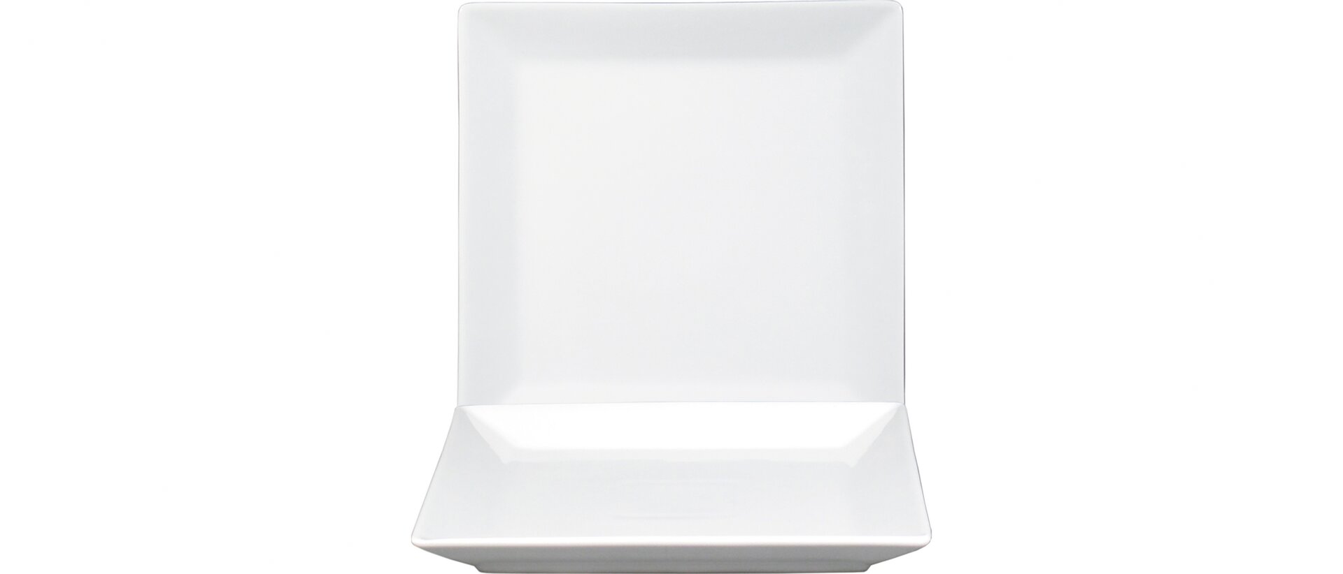 Teller flach quadratisch 140 mm Kimi White Kimi White