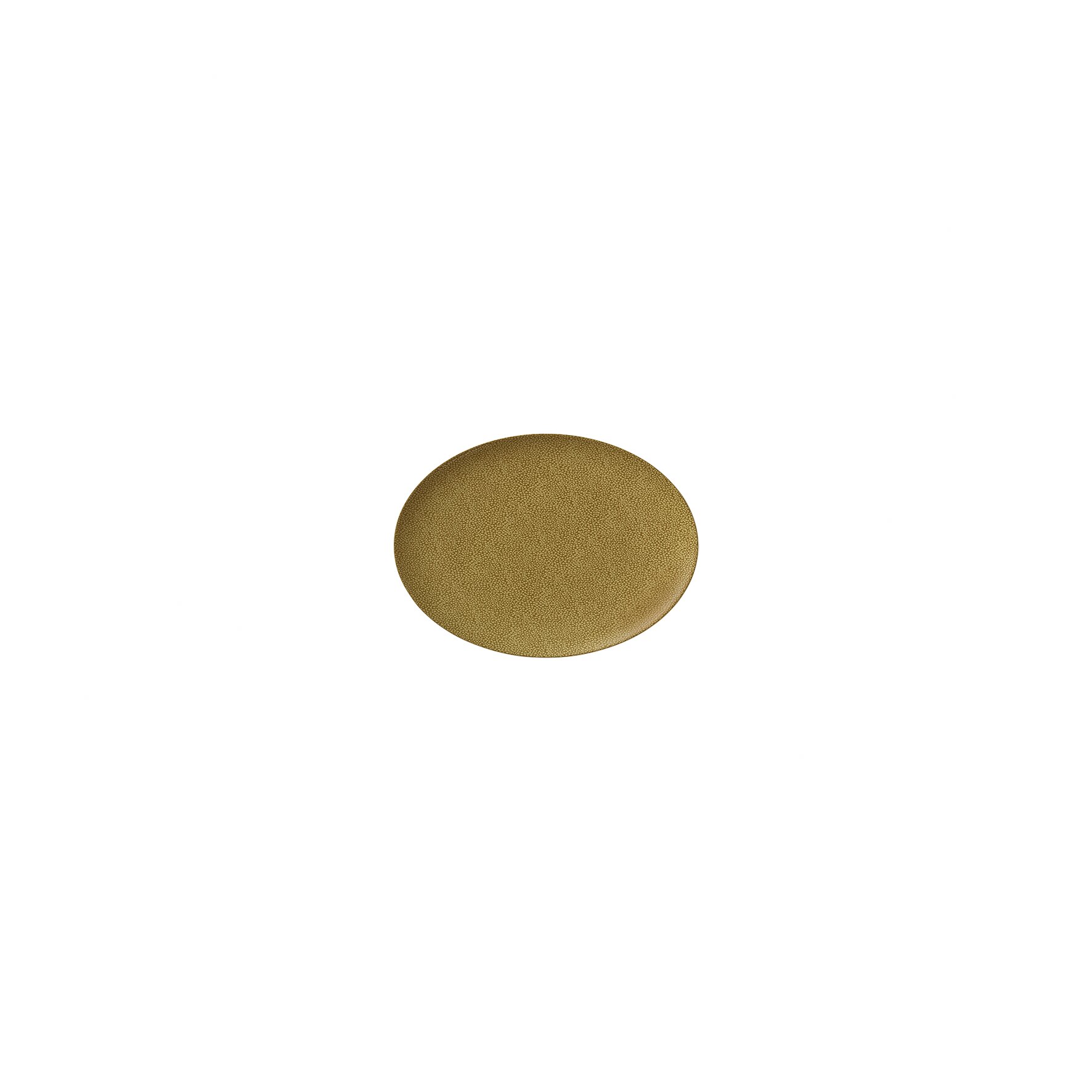 Coupplatte oval 118 x 88 mm olive