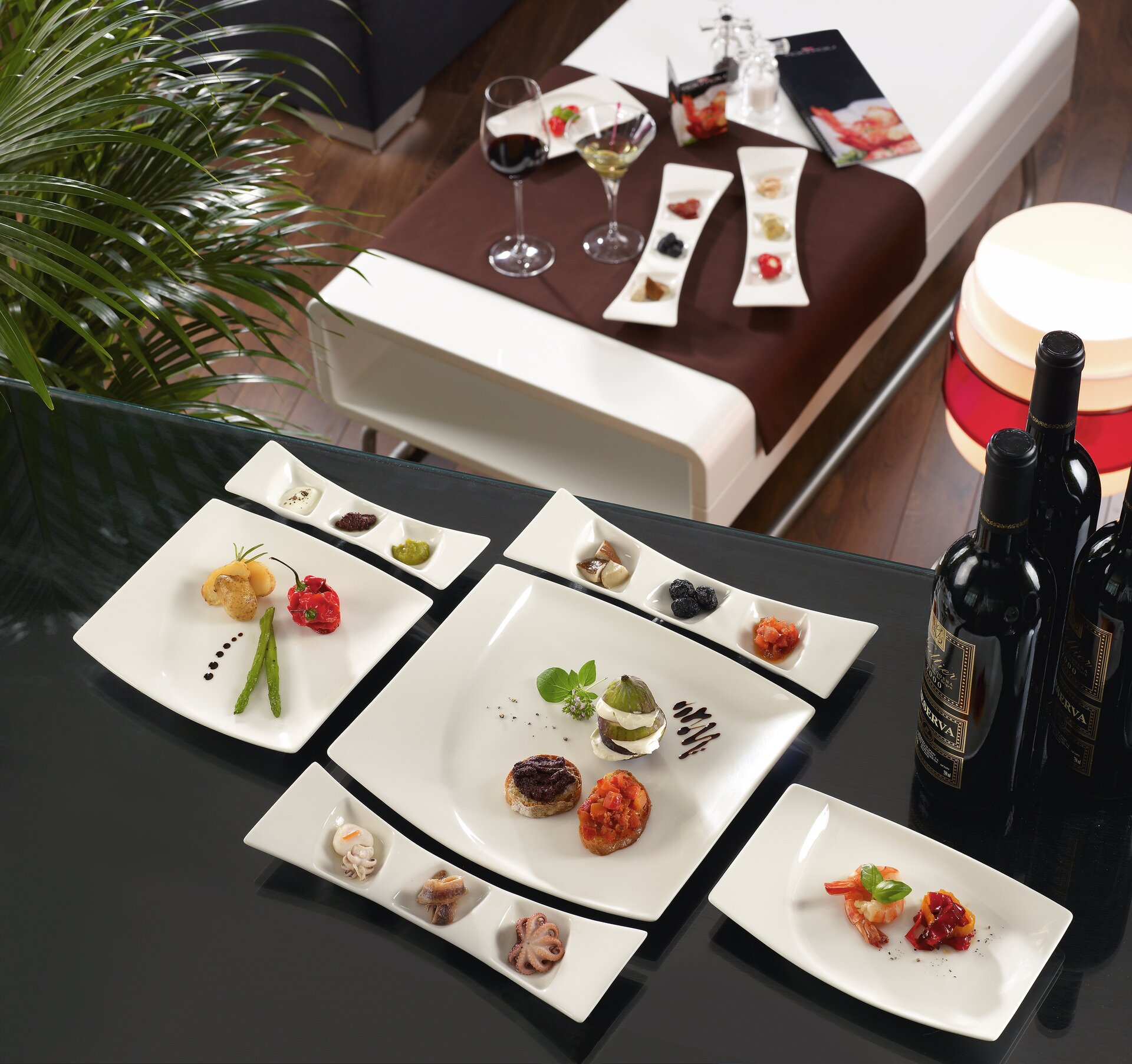 Cocktailteller 200 x 65 mm creme Mazza