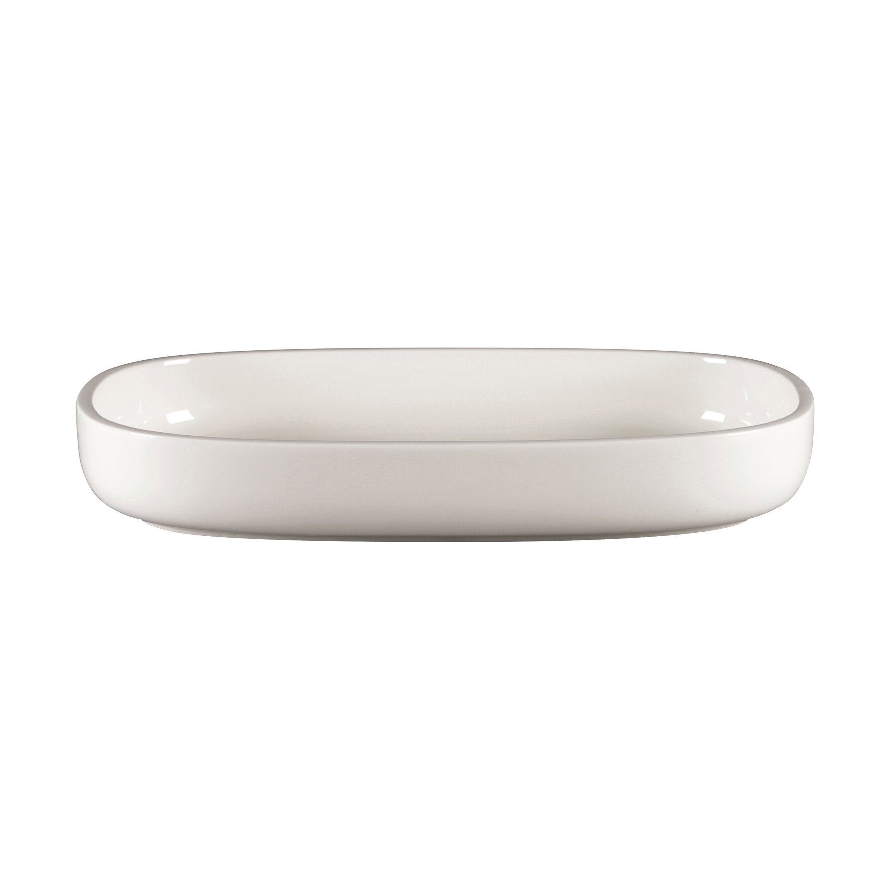 Platte oval tief 300 x 204 mm / 1,50 l weiß Ease Weiß