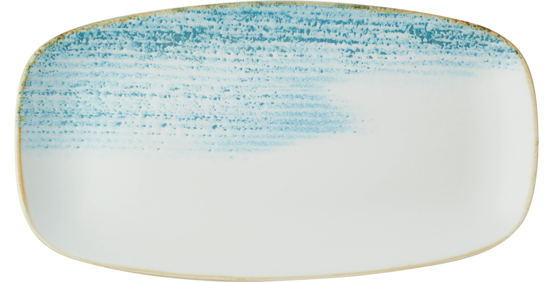 Platte rechteckig 355 x 189 mm Homespun Accents Aquamarine