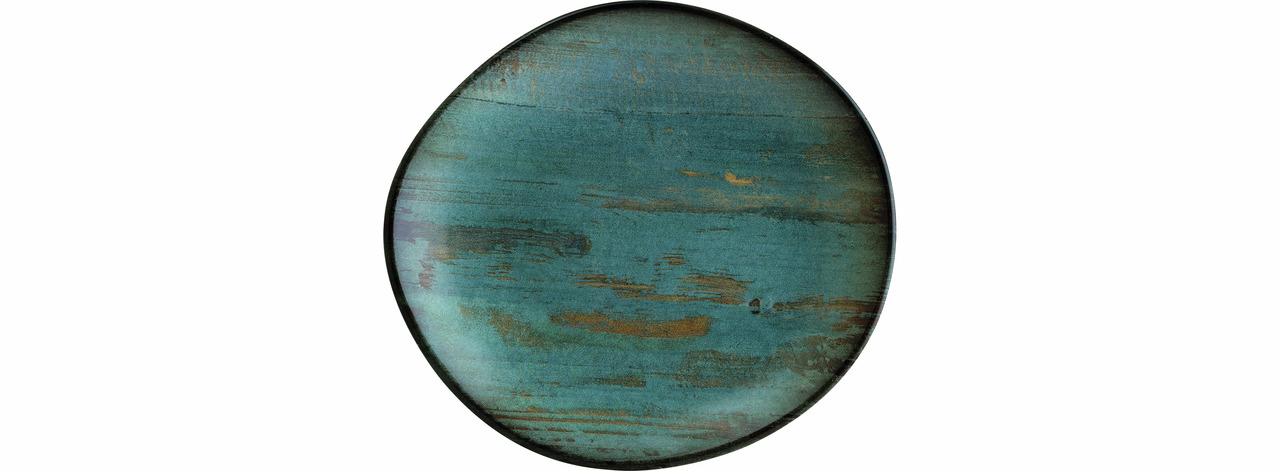 Teller flach Vago 155 x 135 mm Madera Mint