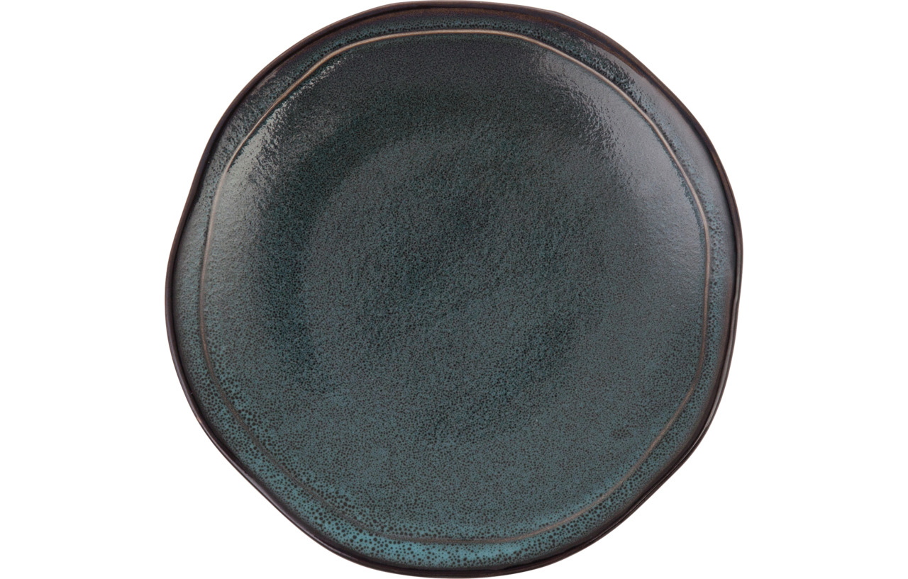 Coupeteller flach 255 mm blau Ston blau/blue