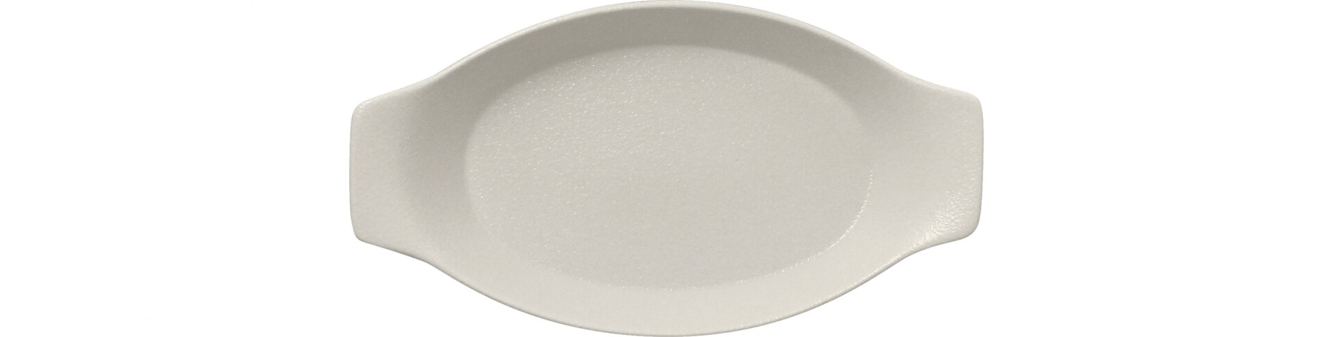 Schale oval mit Griffen 250 x 140 mm / 0,42 l sand