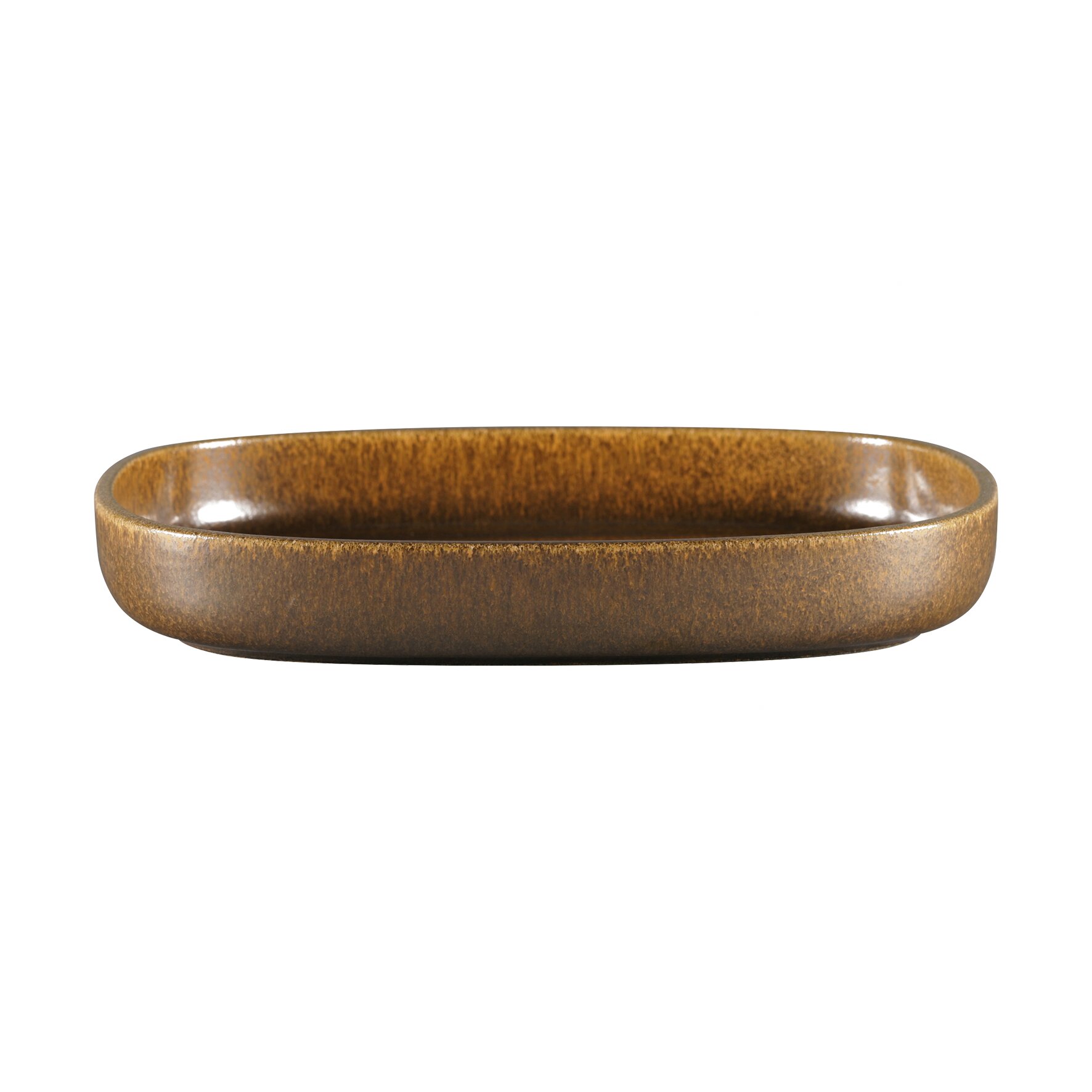 Platte oval tief 300 x 204 mm / 1,50 l rust brown Ease Rust Brown