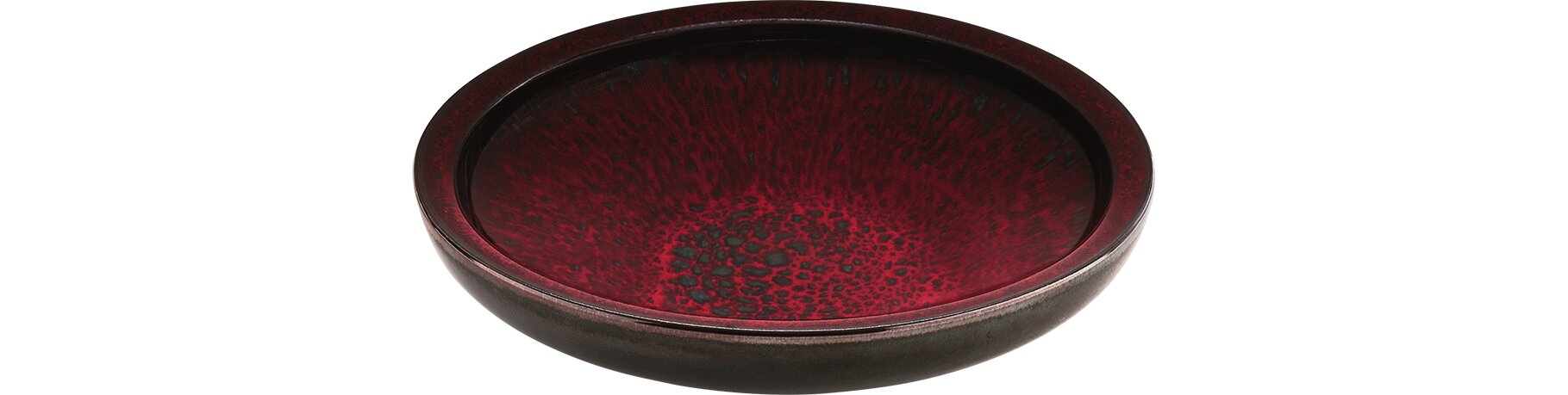 Coupteller tief rund 180 mm / 0,38 l rot Glow