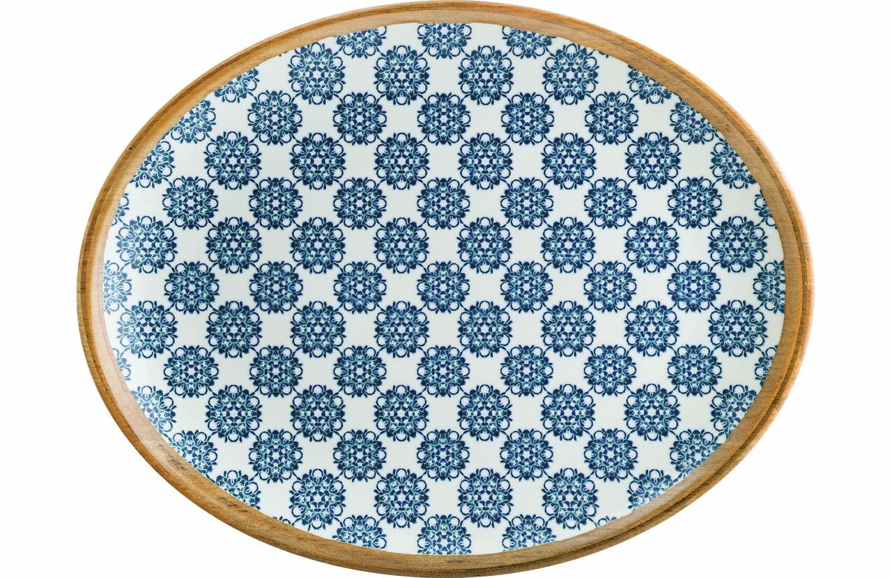 Platte oval Moove 310 x 240 mm Lotus