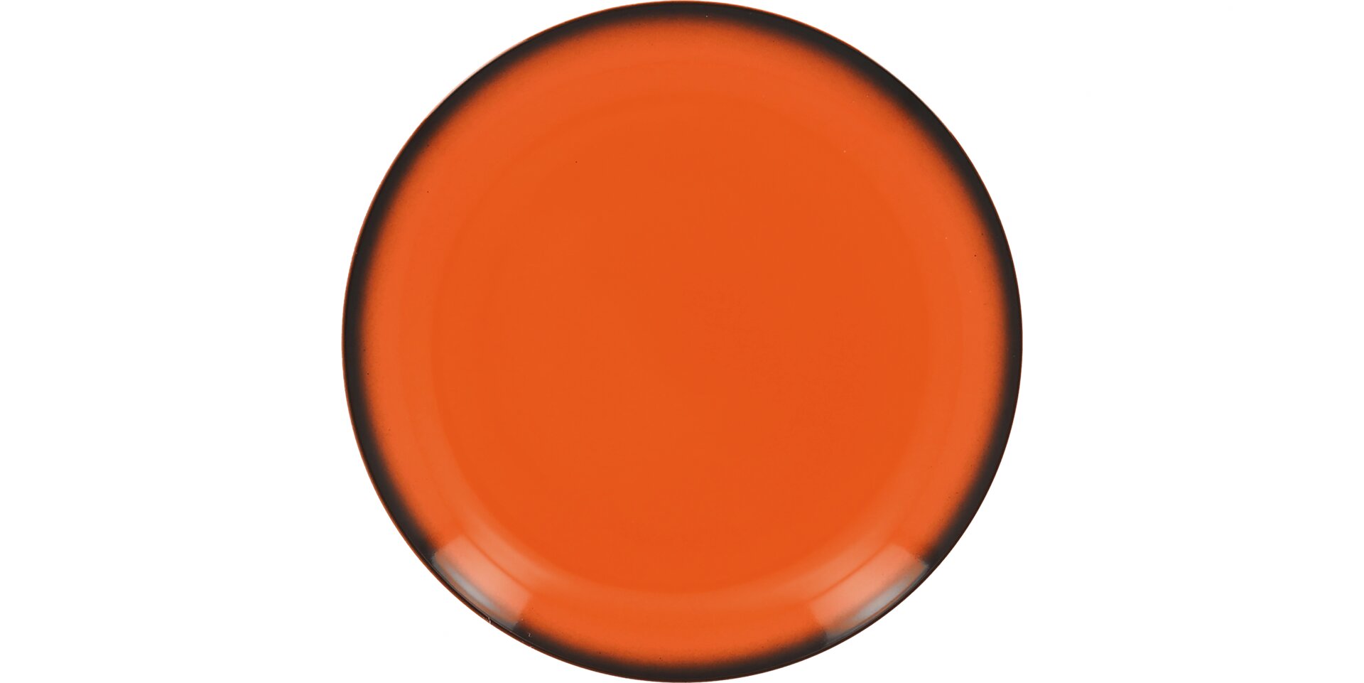 Coupteller flach 180 mm orange Lea