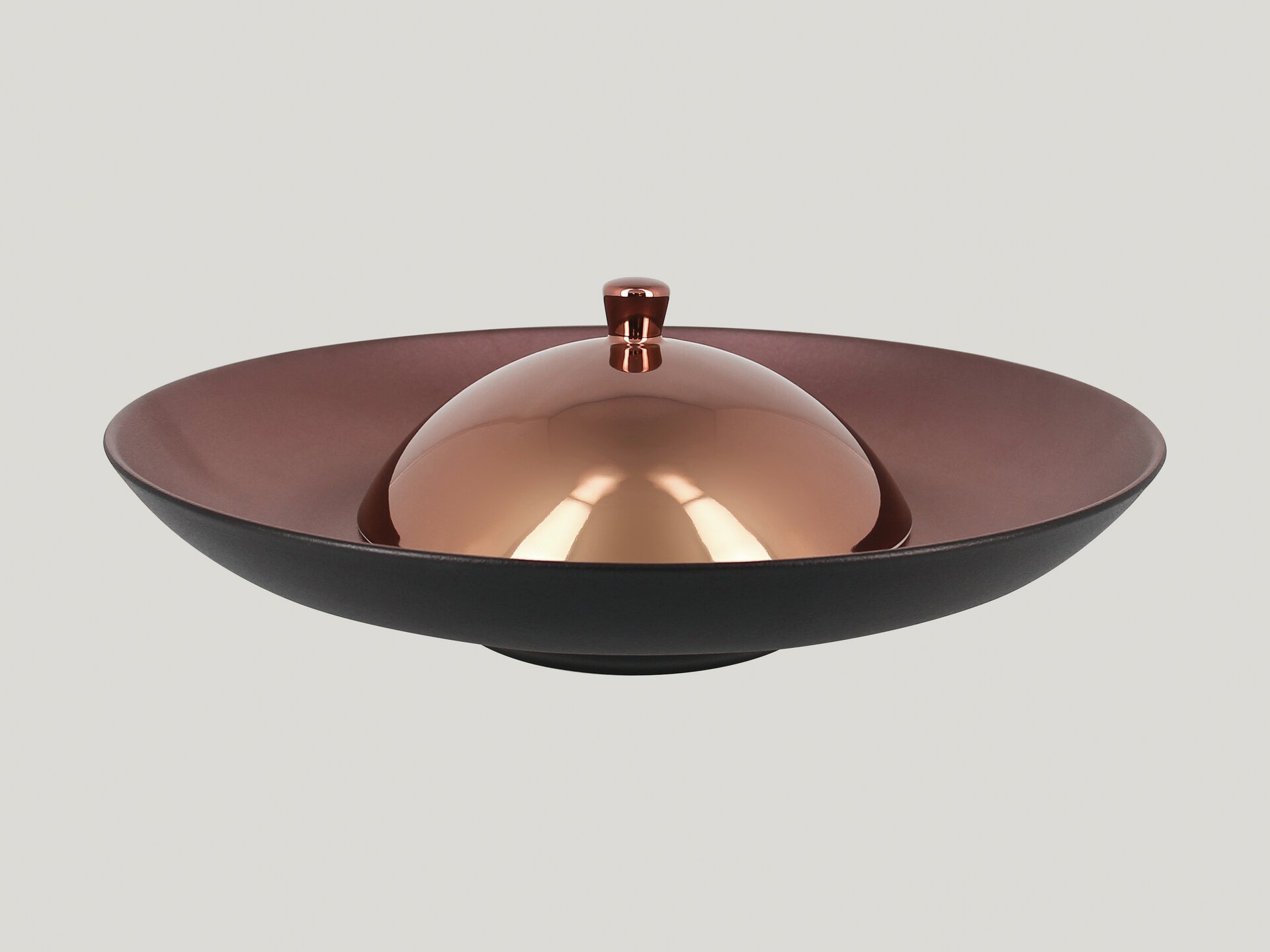 Cloche 136 mm bronze für Gourmetteller FDGD26