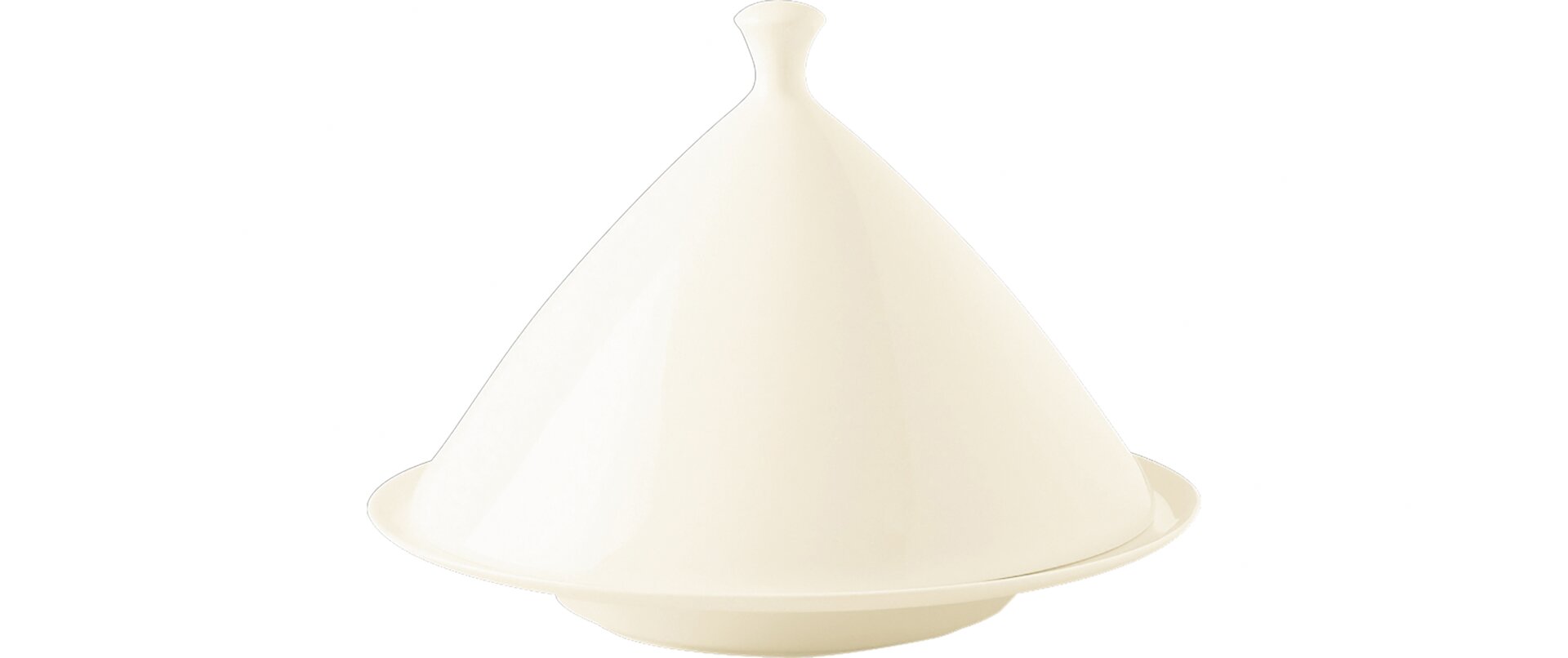 Tajine Deckel 230 mm crème für tiefe Teller LRDP26