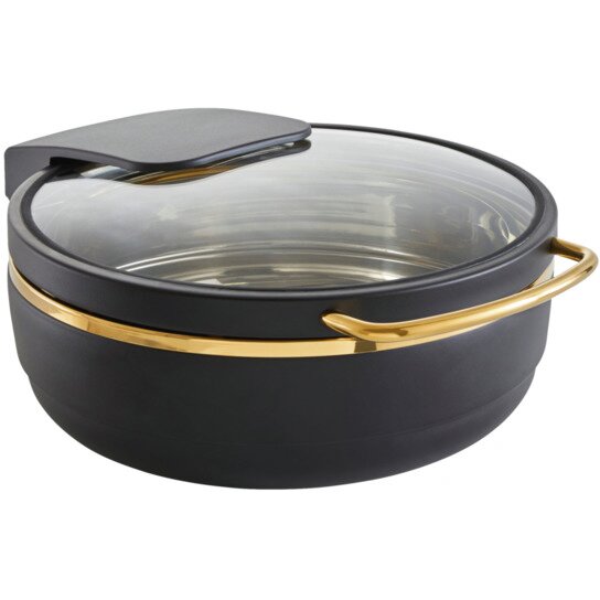 Chafing Dish Induction Plus rund / schwarz / gold Excellent