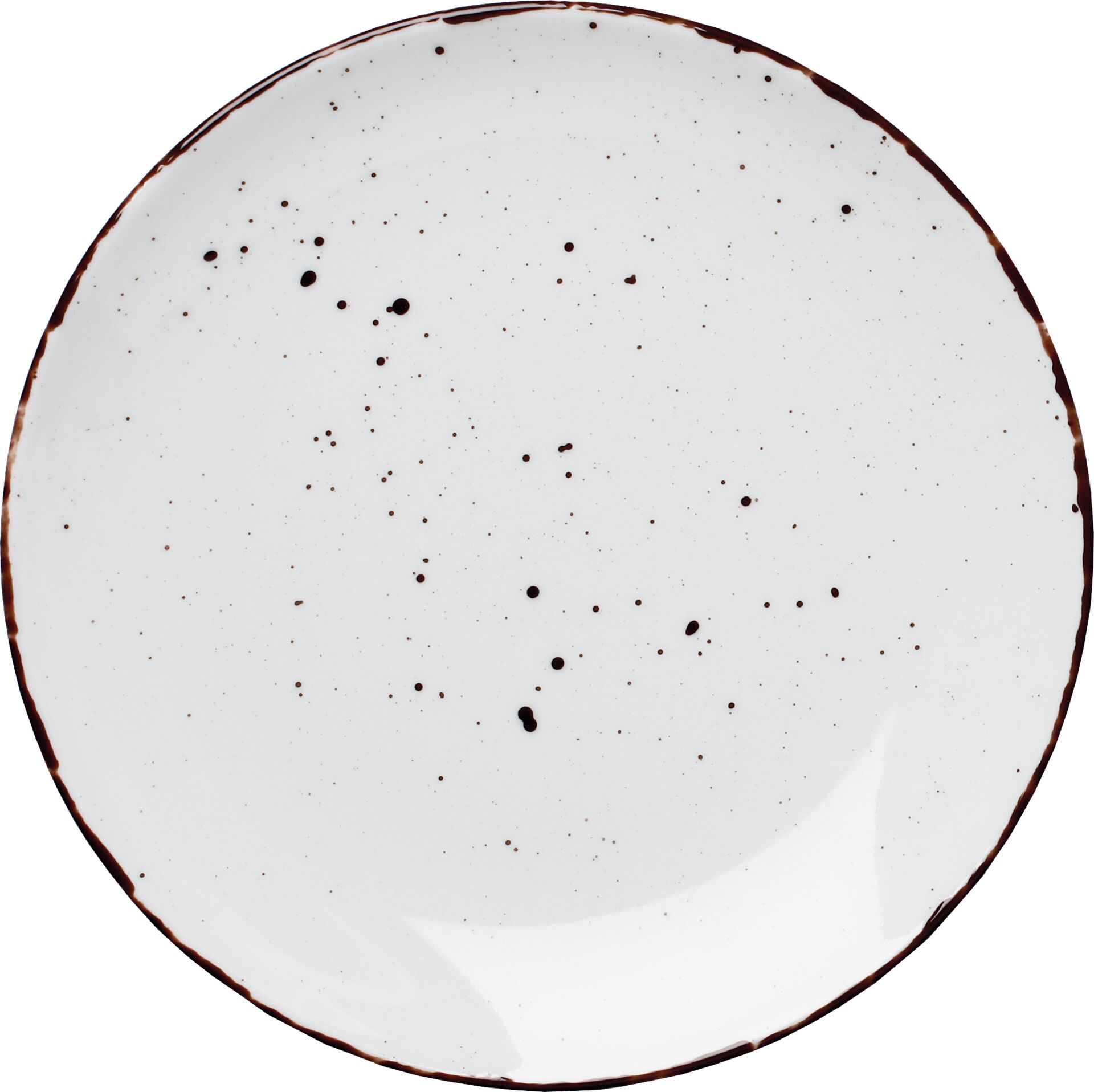 Teller flach Coup-Form "Granja" weiß 20,5 cm