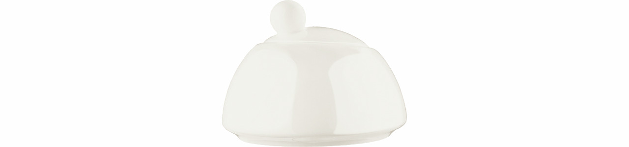 Zuckerdose 110 mm mit Deckel  Vanta Cream