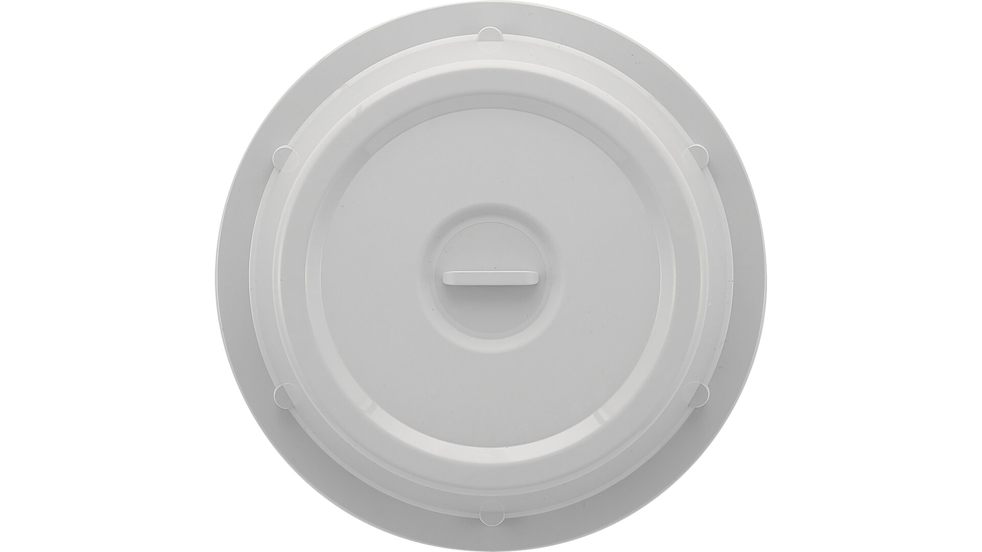Cloche mit Griff rund / hoch 237 mm grau