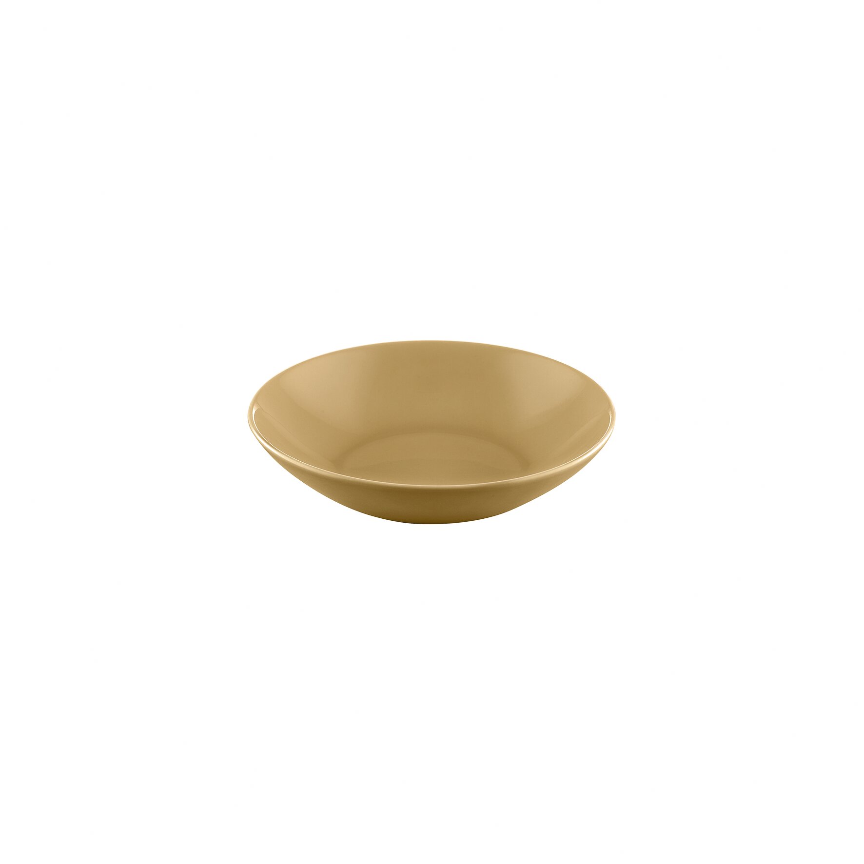 Coupteller tief 180 mm / 0,52 l dark yellow uni