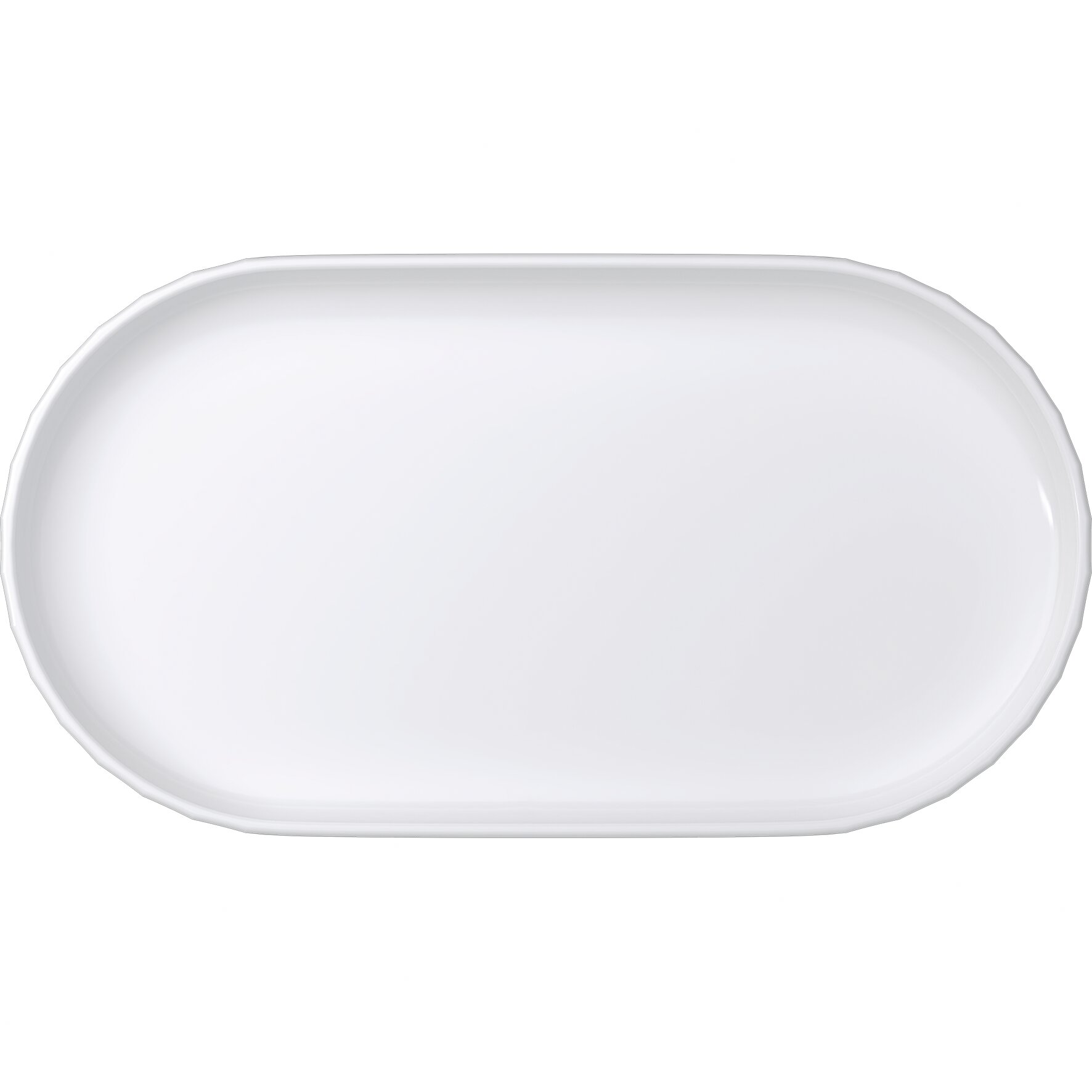 Platte oval 320 x 170 mm Edge