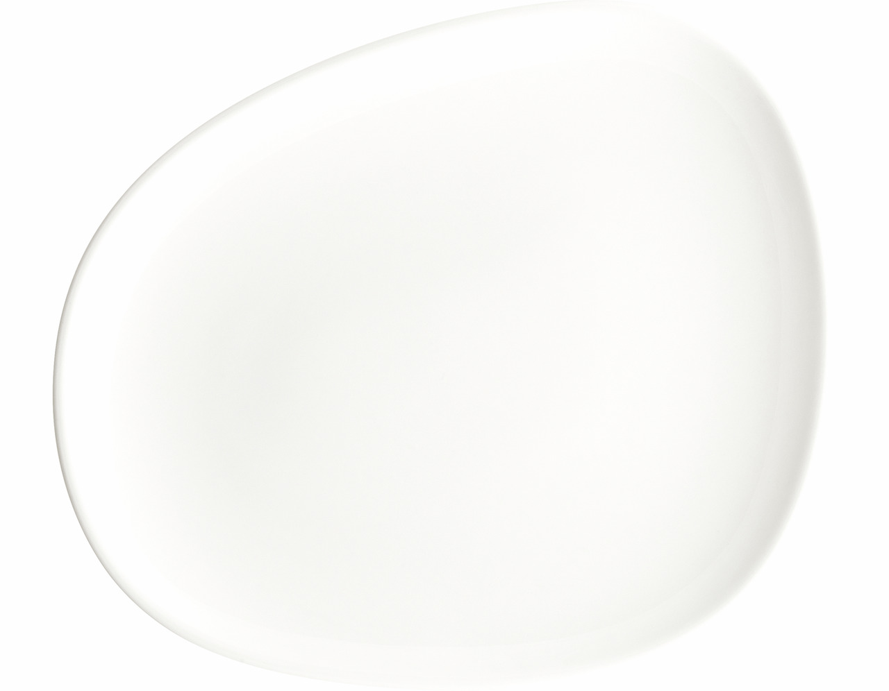 Teller flach 330 x 275 mm Vago Cream