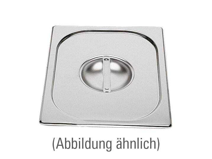 GN-Deckel GN 1/1 530 x 325 mm ohne Löffelausschnitt Edelstahl