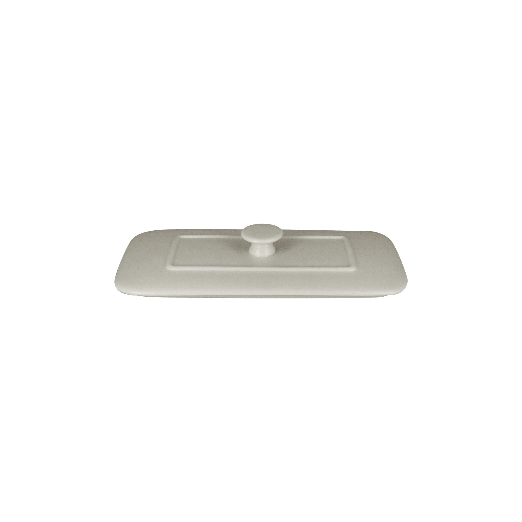 Deckel 200 x 100 mm für Terrine rechteckig sand Chef´s Fusion