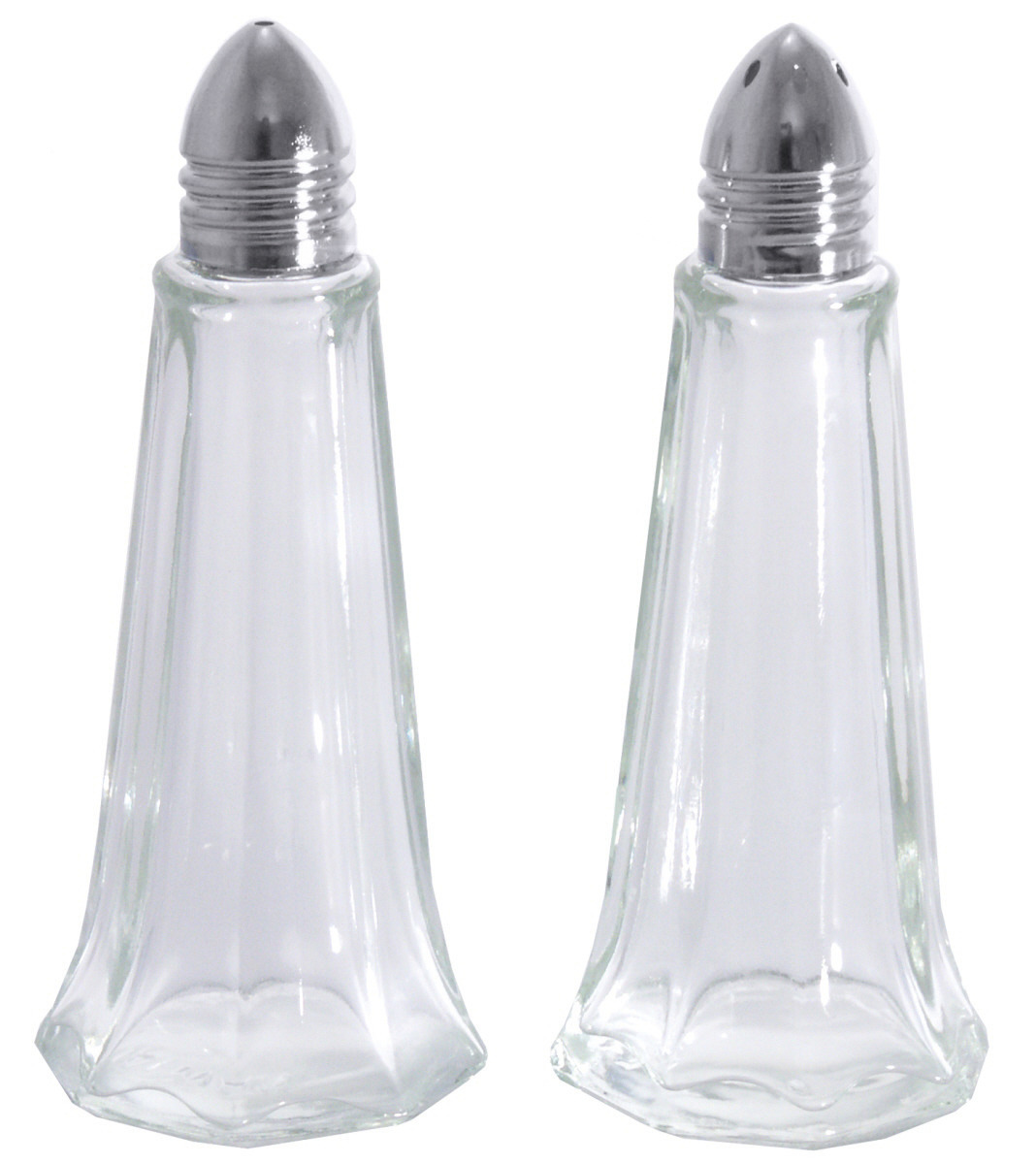 Pfefferstreuer Leuchtturm 0,03 l Pressglas + verchromte Messingkappe