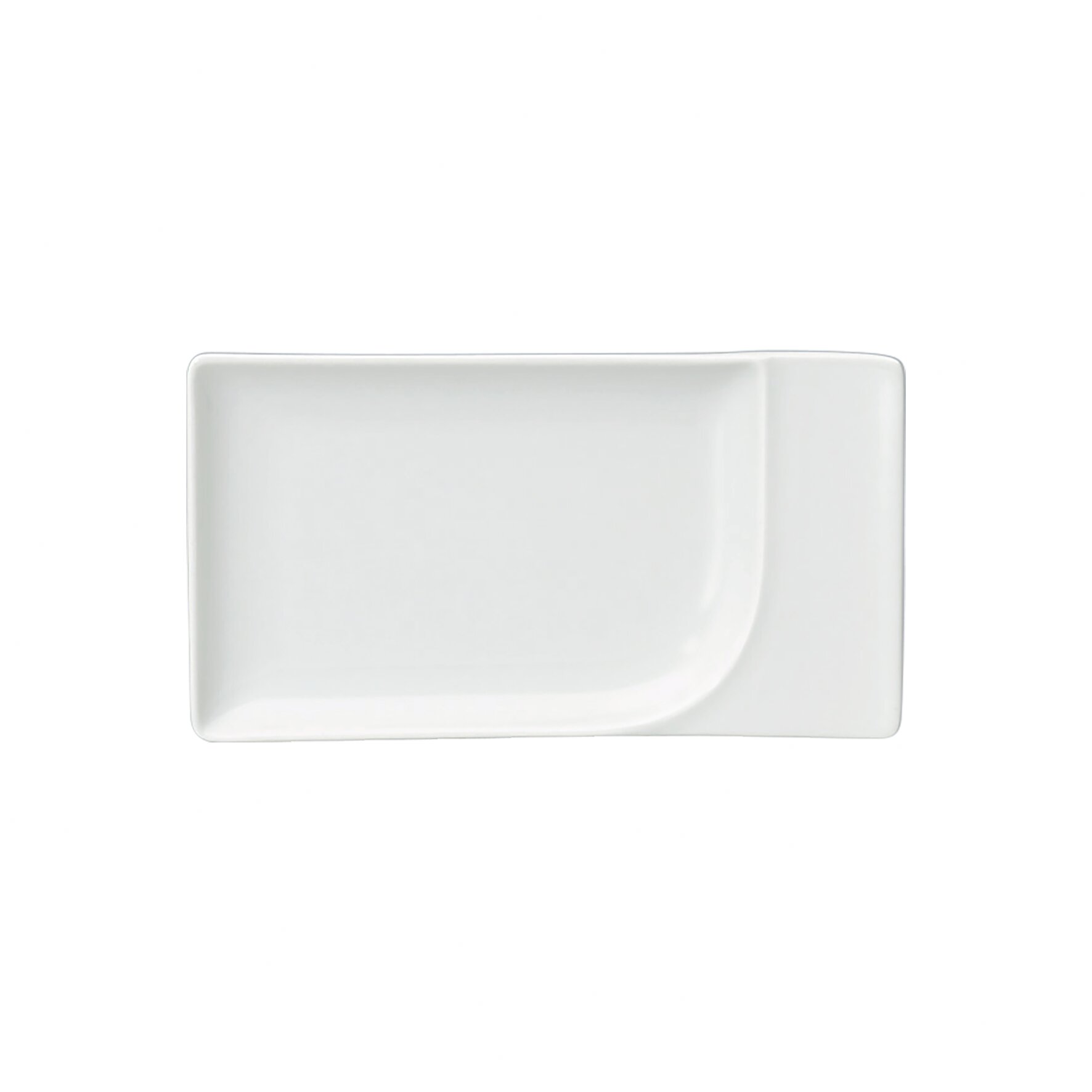 Platte rechteckig mit Fahne 197 x 108 mm