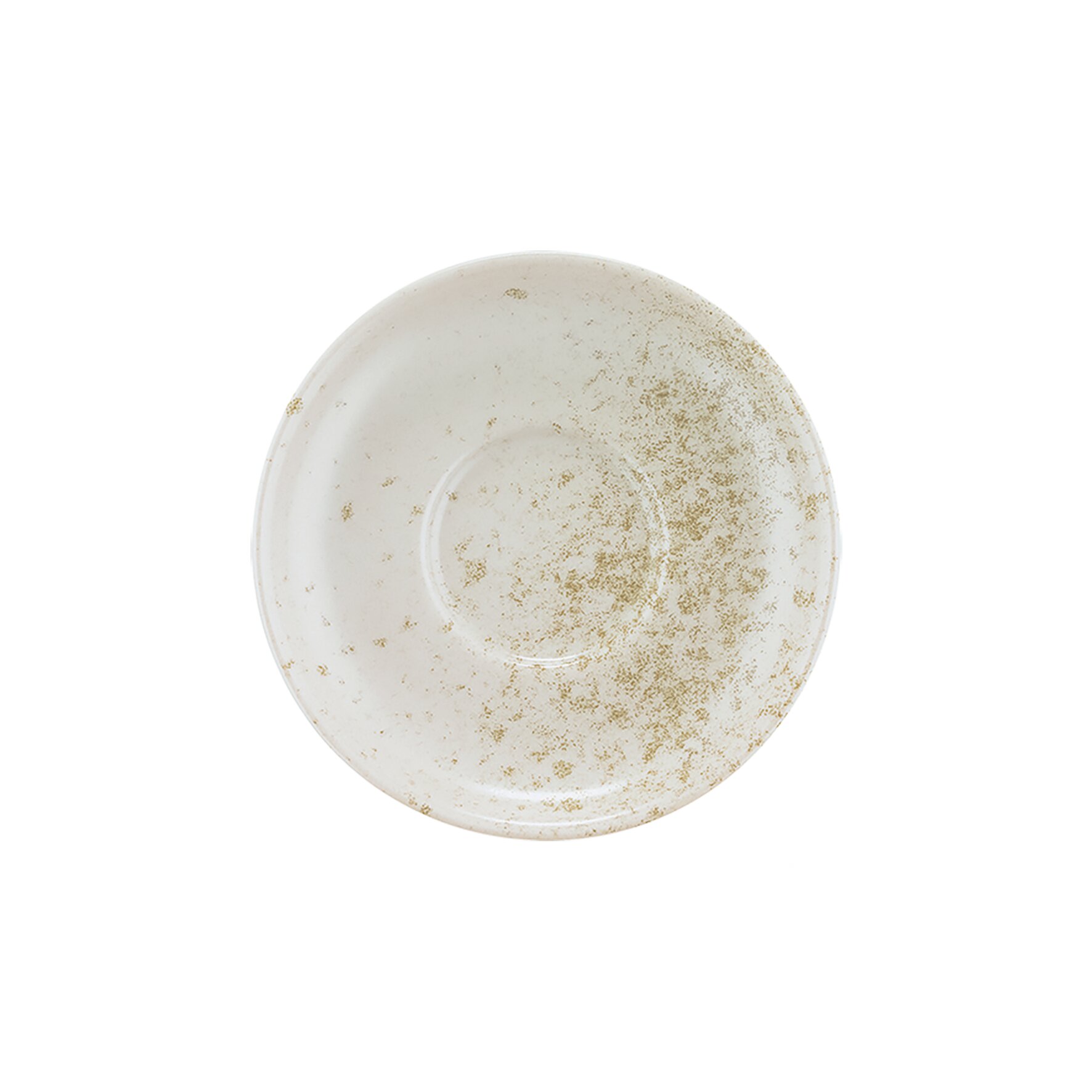 Untertasse rund 113 mm beige