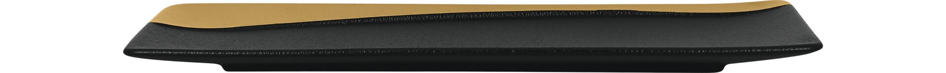 Platte rechteckig / Sushi-Platte 320 x 125 mm gold