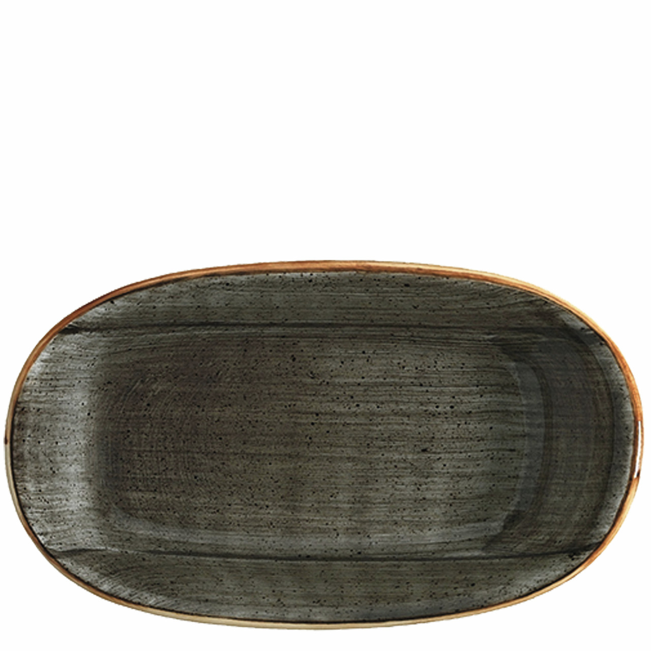 Platte oval Gourmet 335 x 195 mm Aura Space