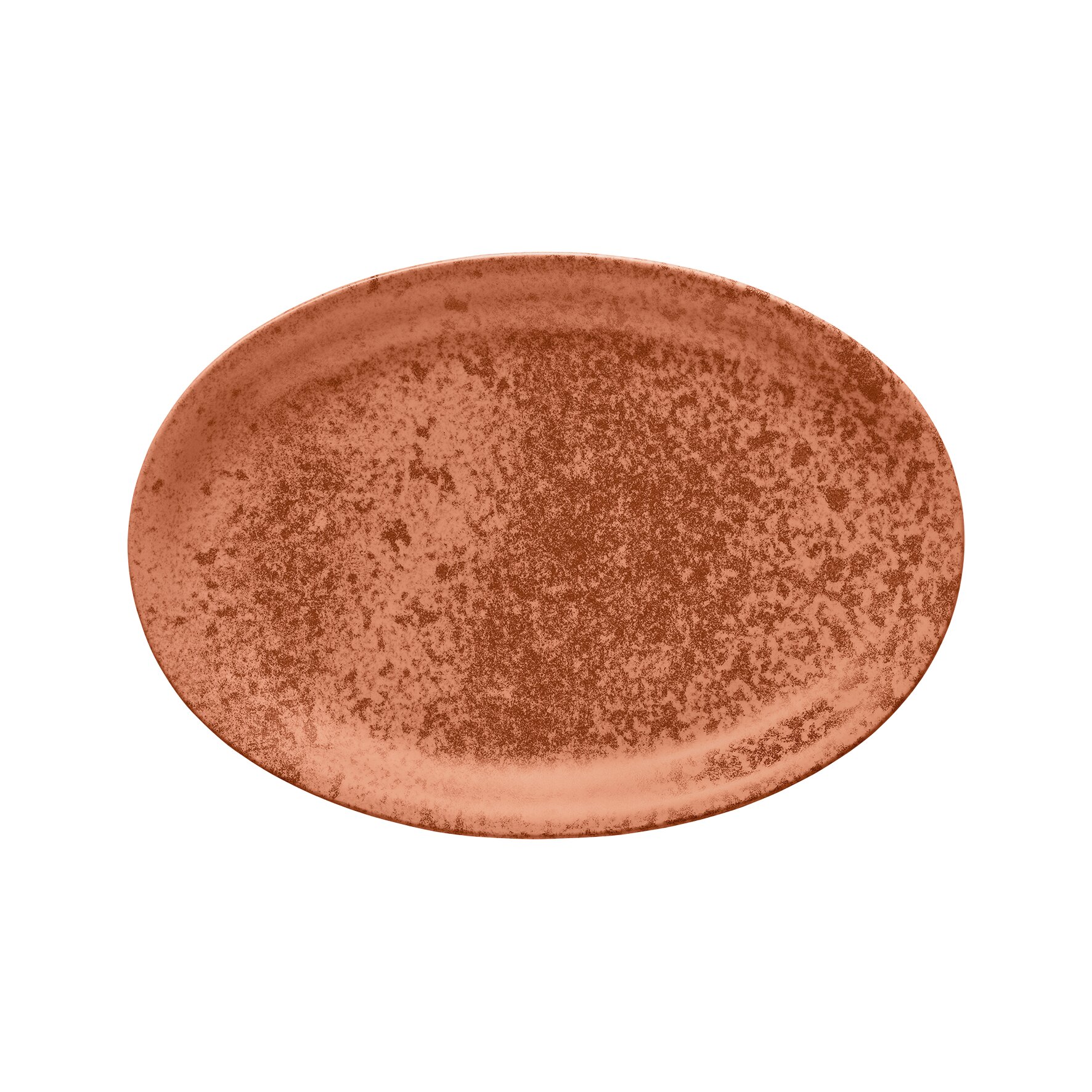 Platte oval 323 x 228 mm orange
