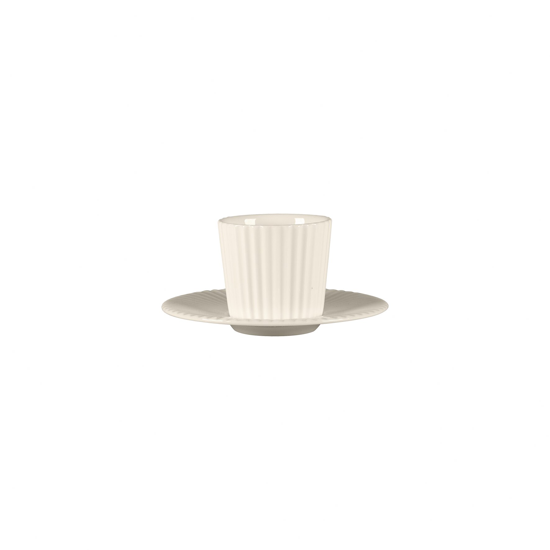 Tasse ohne Henkel 61 mm / 0,09 l weiß Spectra