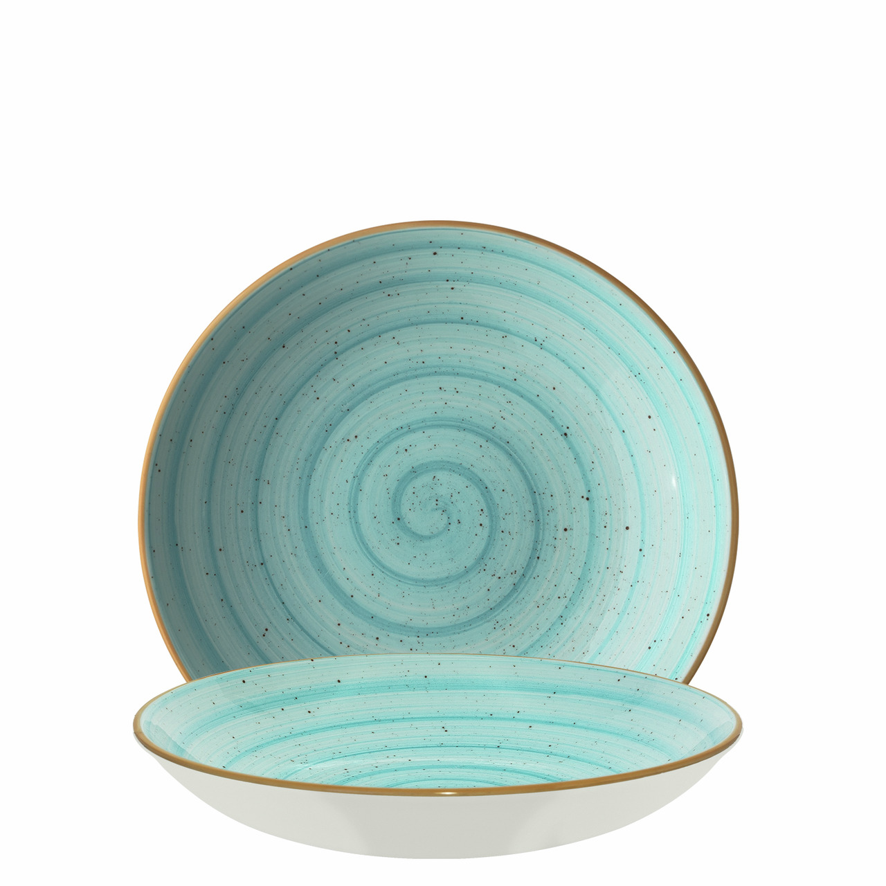 Teller tief Bloom 230 mm / 1,00 l Aura Aqua