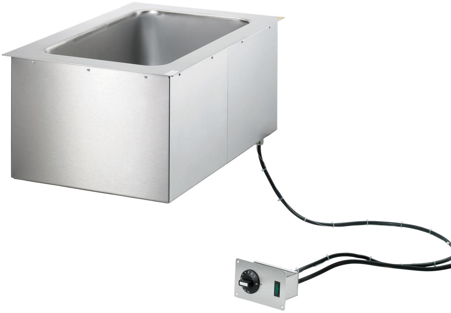 Elektro-Bain Marie Einbaugerät 3 x GN  1/1 - 200 mm tief / manuelle Befüllung