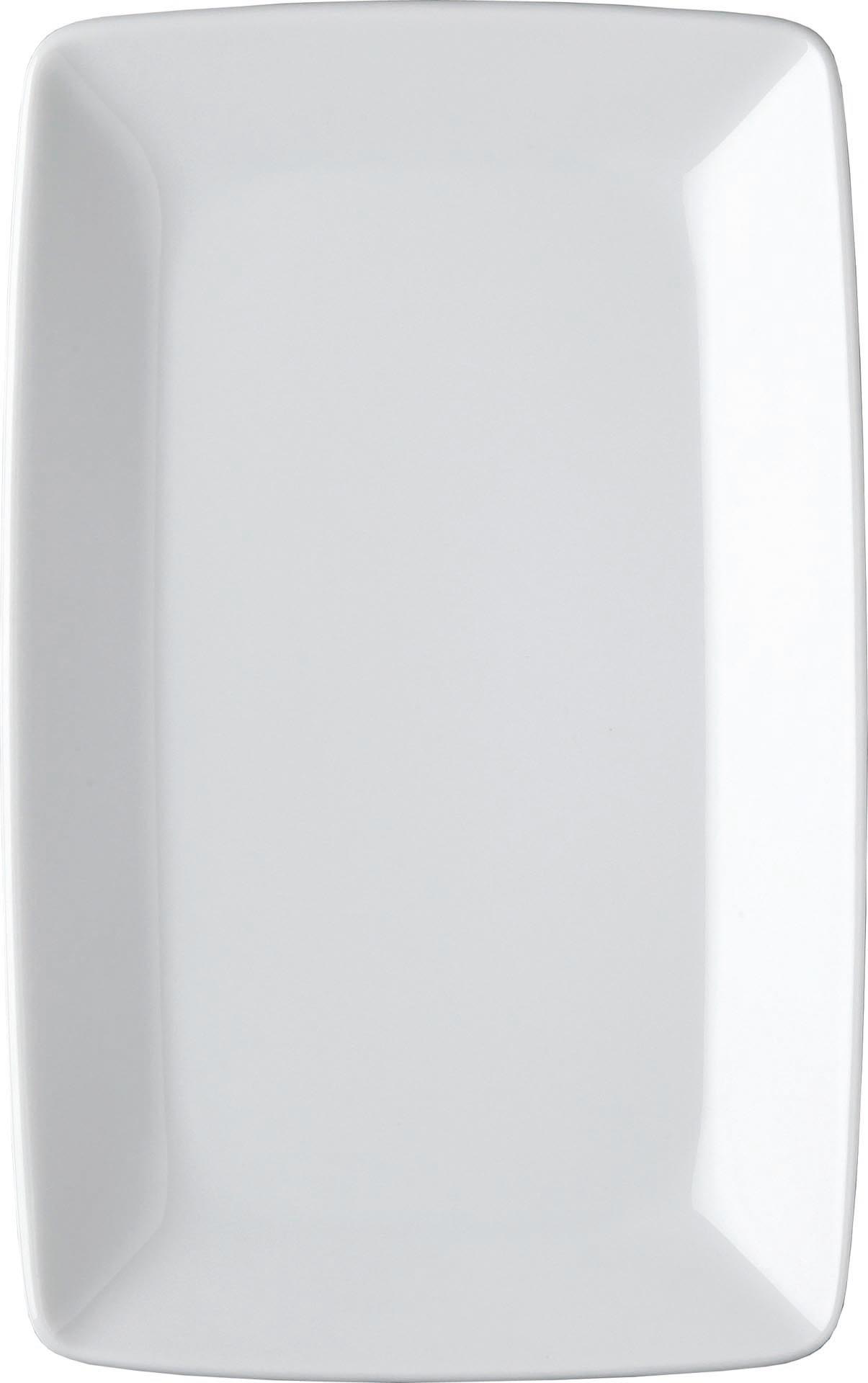 Platte rechteckig "Rotondo" 18 x 11 cm Hotelporzellan