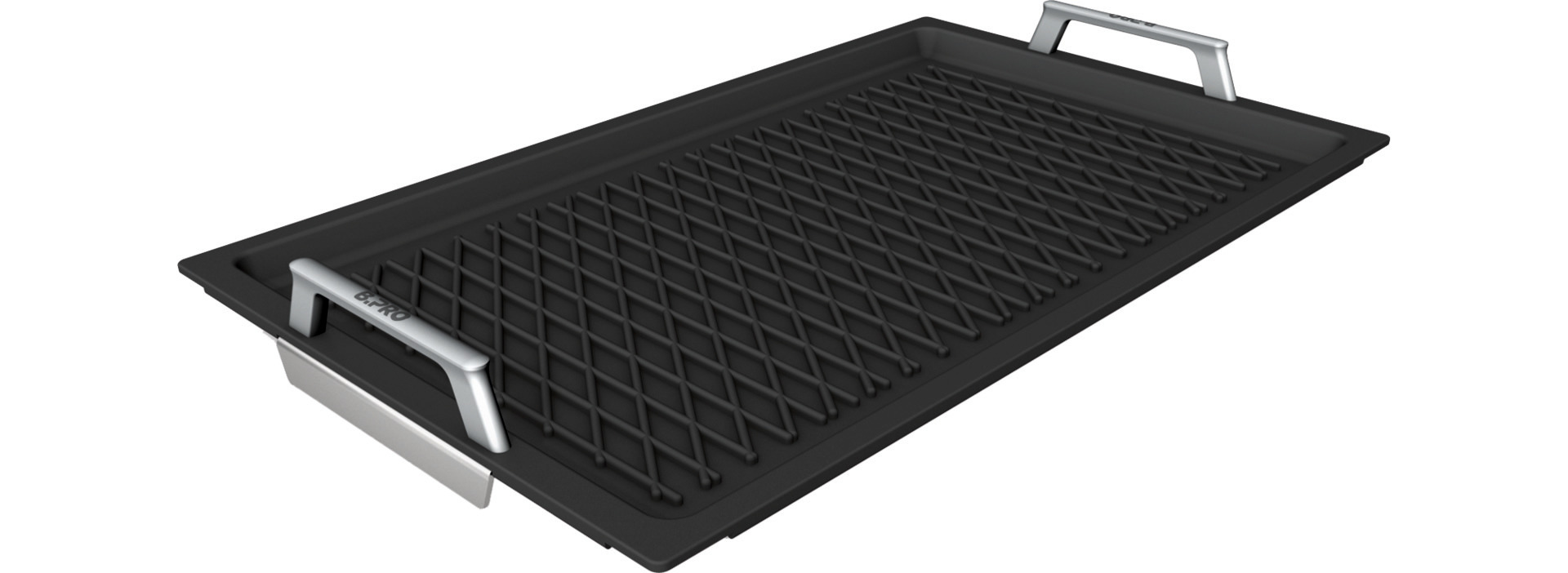 Grillplatte GN 1/1 - 20 tief / gerillt