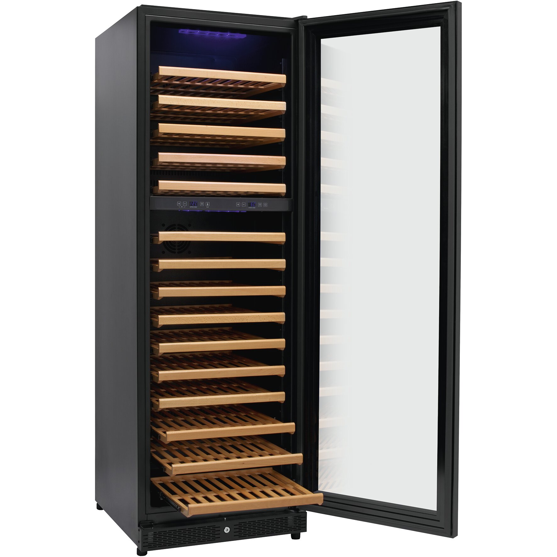 Weinkühlschrank 2 Zonen / 160 Flaschen / 595 x 730 x 1830 mm eco-line