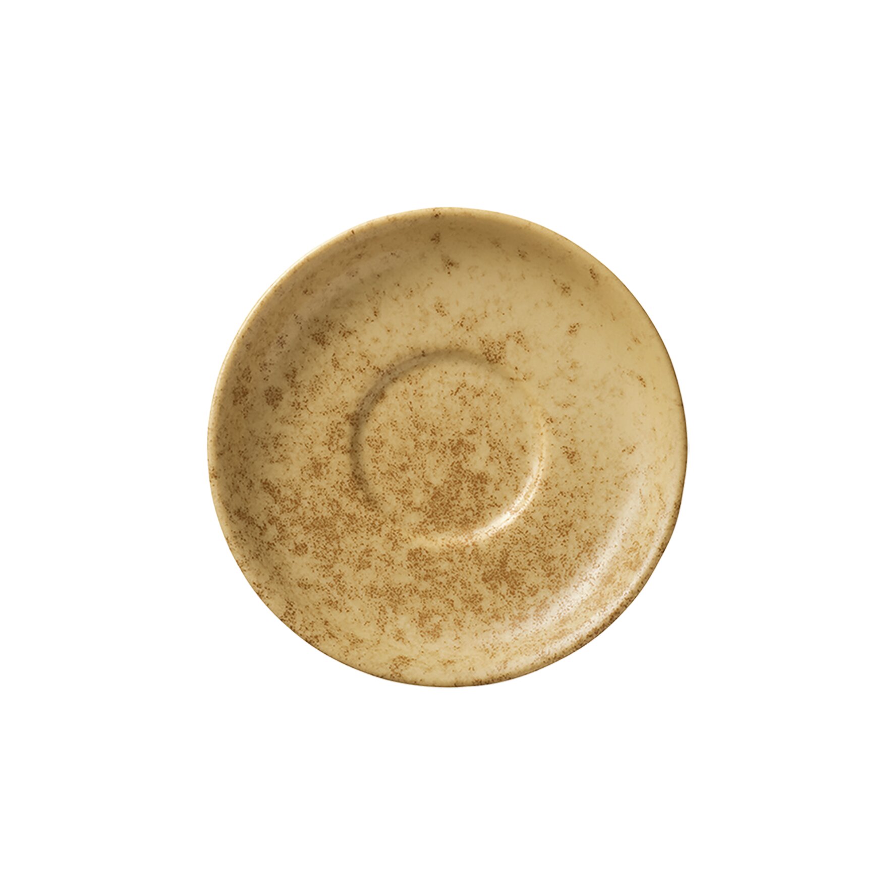 Untertasse 113 mm dark yellow