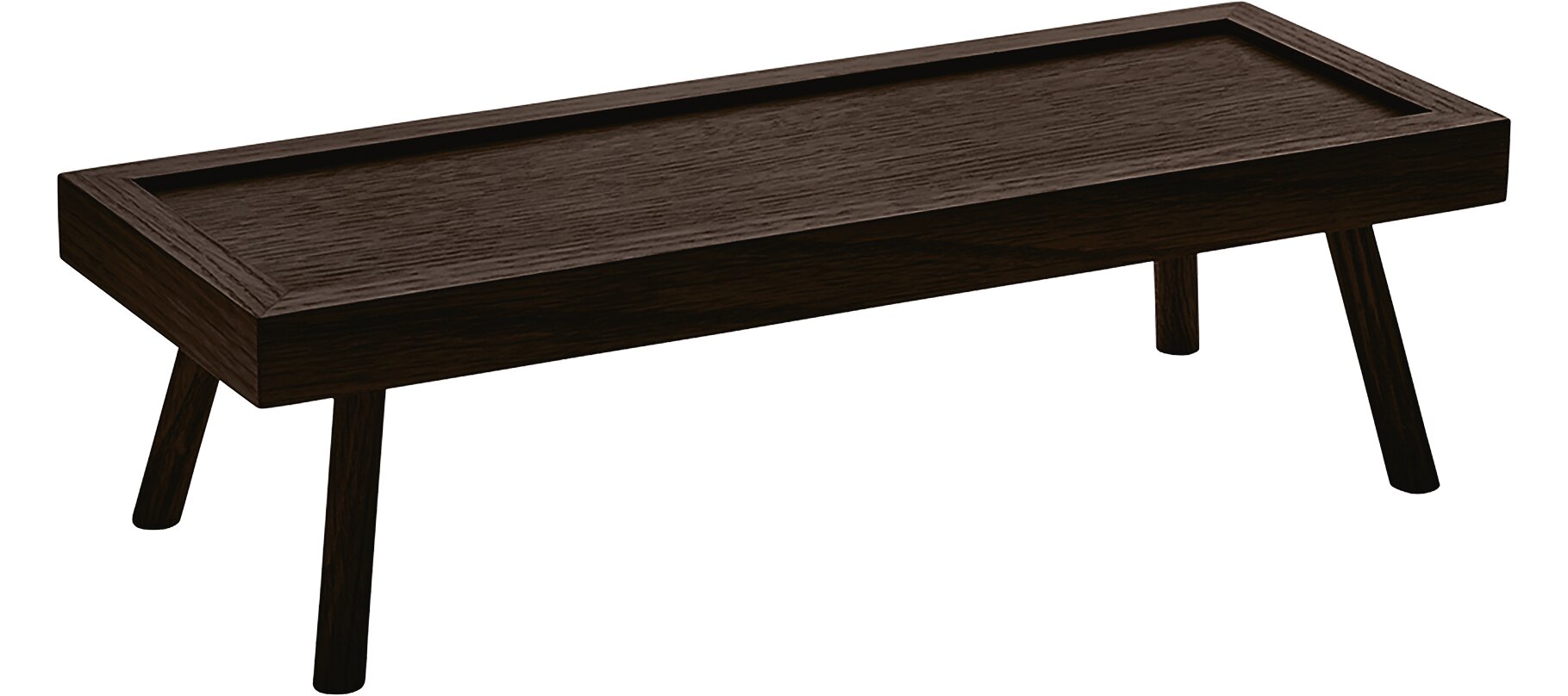 Präsenter auf Füßen 355 x 130 x 100 mm Holz Wenge Loft