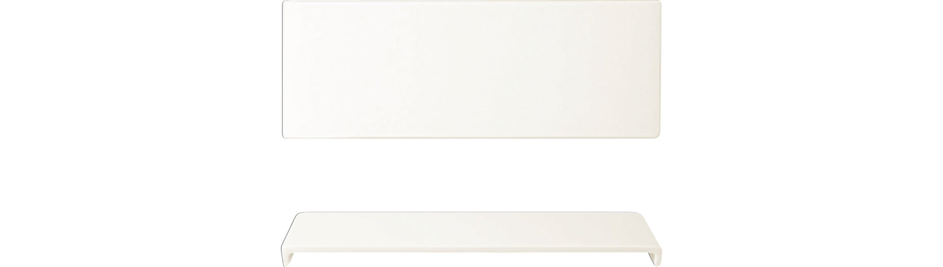 Präsentationsplatte rechteckig Pepper 174 x 122 x 19 mm crème