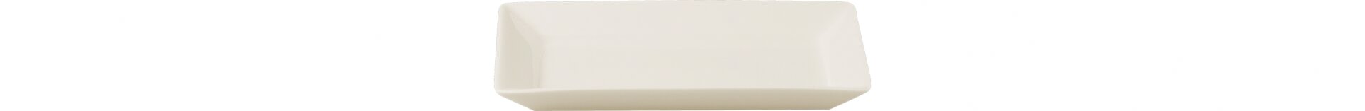 Platte rechteckig klein 120 x 75 mm crème